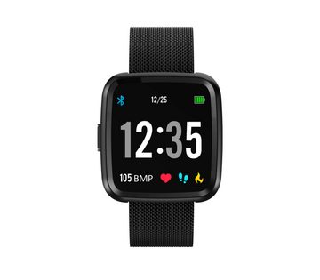 novasmart Fitness-Tracker runR III Smartwatch FitnessTracker HD-Bildschirm Sportuhr Android, iOS, Metall- oder Sportarmband erhältlich