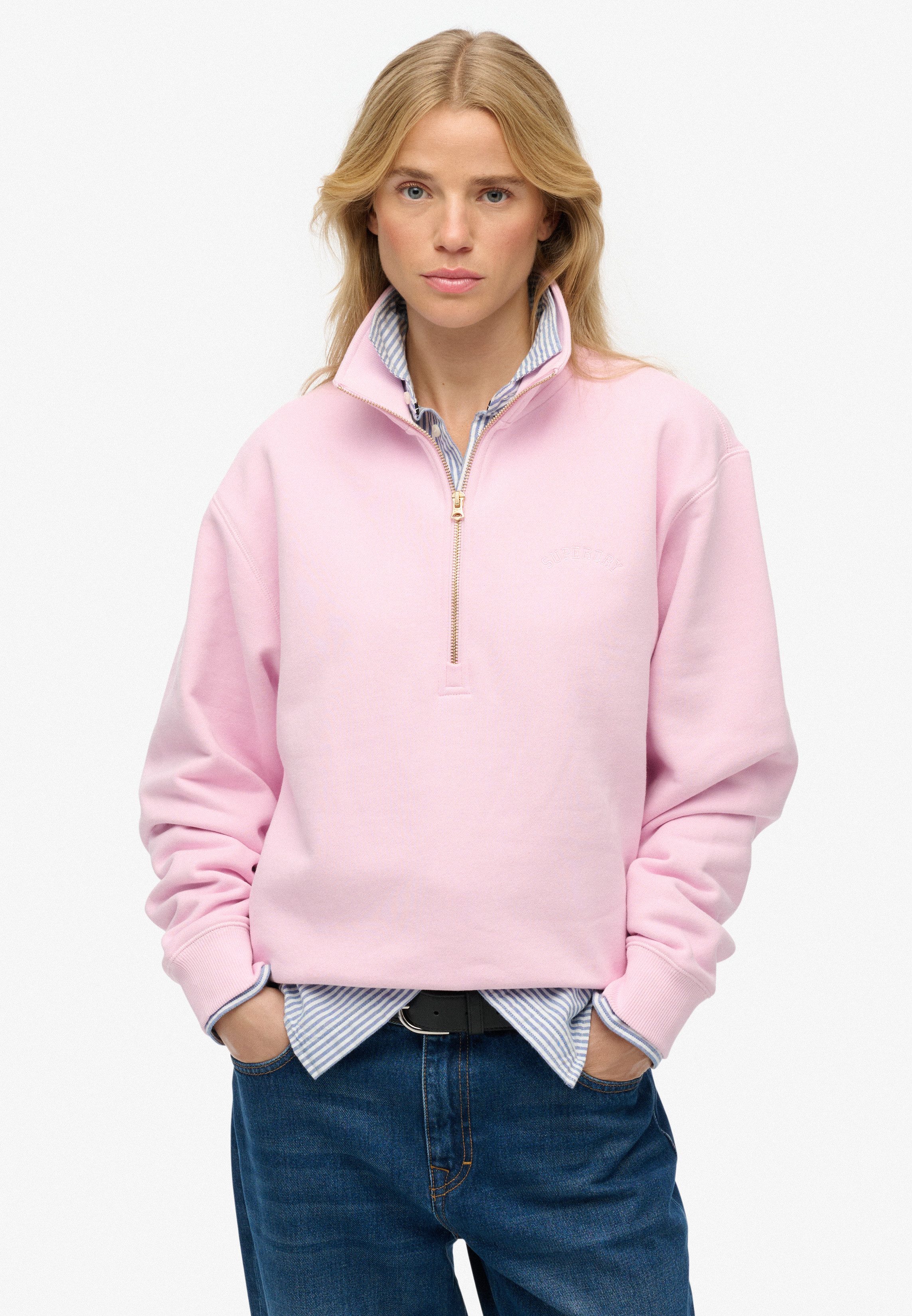 Superdry Sweatshirt ESSENTIAL LOGO EMB HALF ZIP