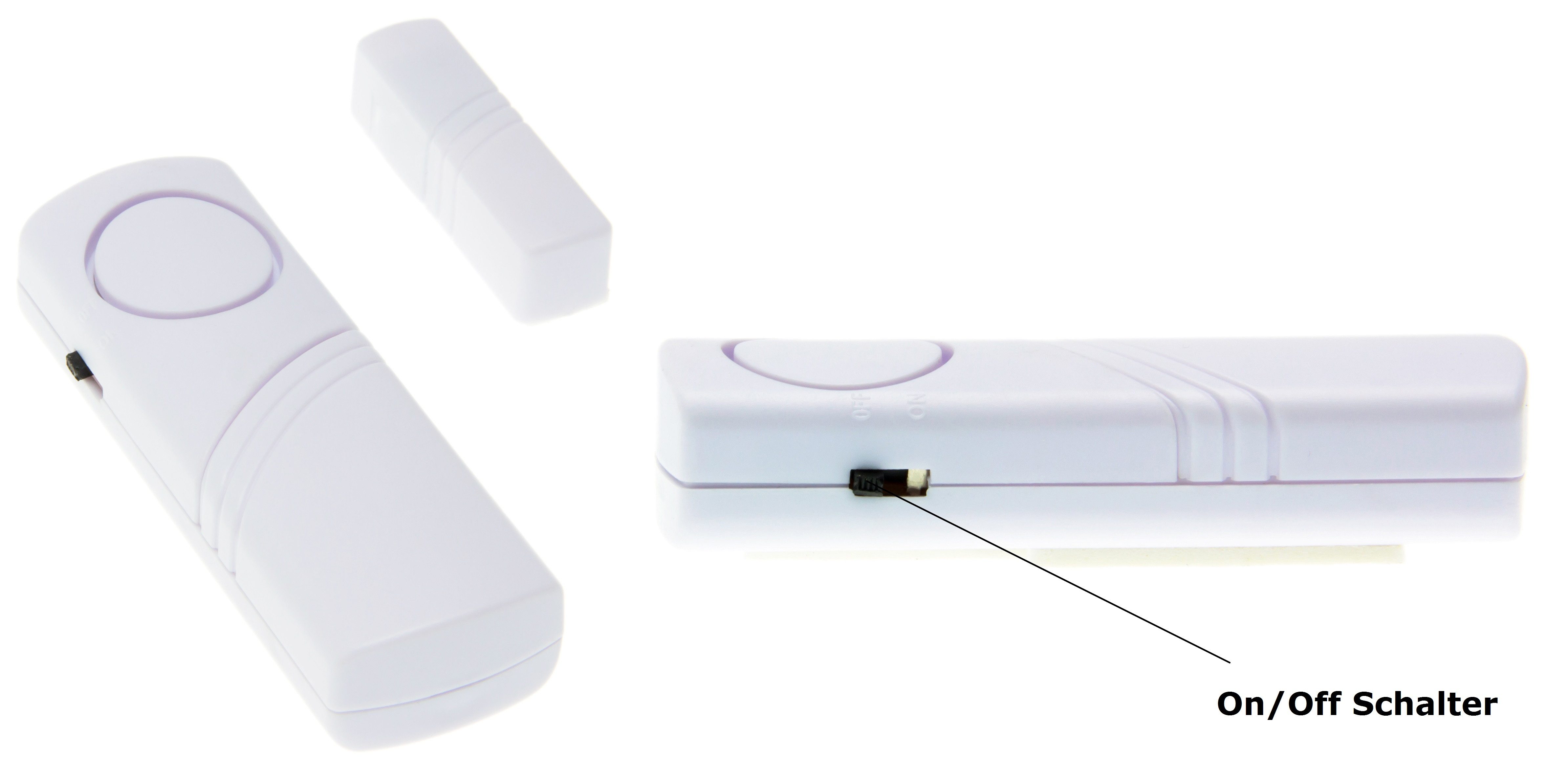 Adapter Universe 5x Türalarm Fensteralarm Alarmanlage Sirene Alarm Set Einbruchschutz Alarmsirene