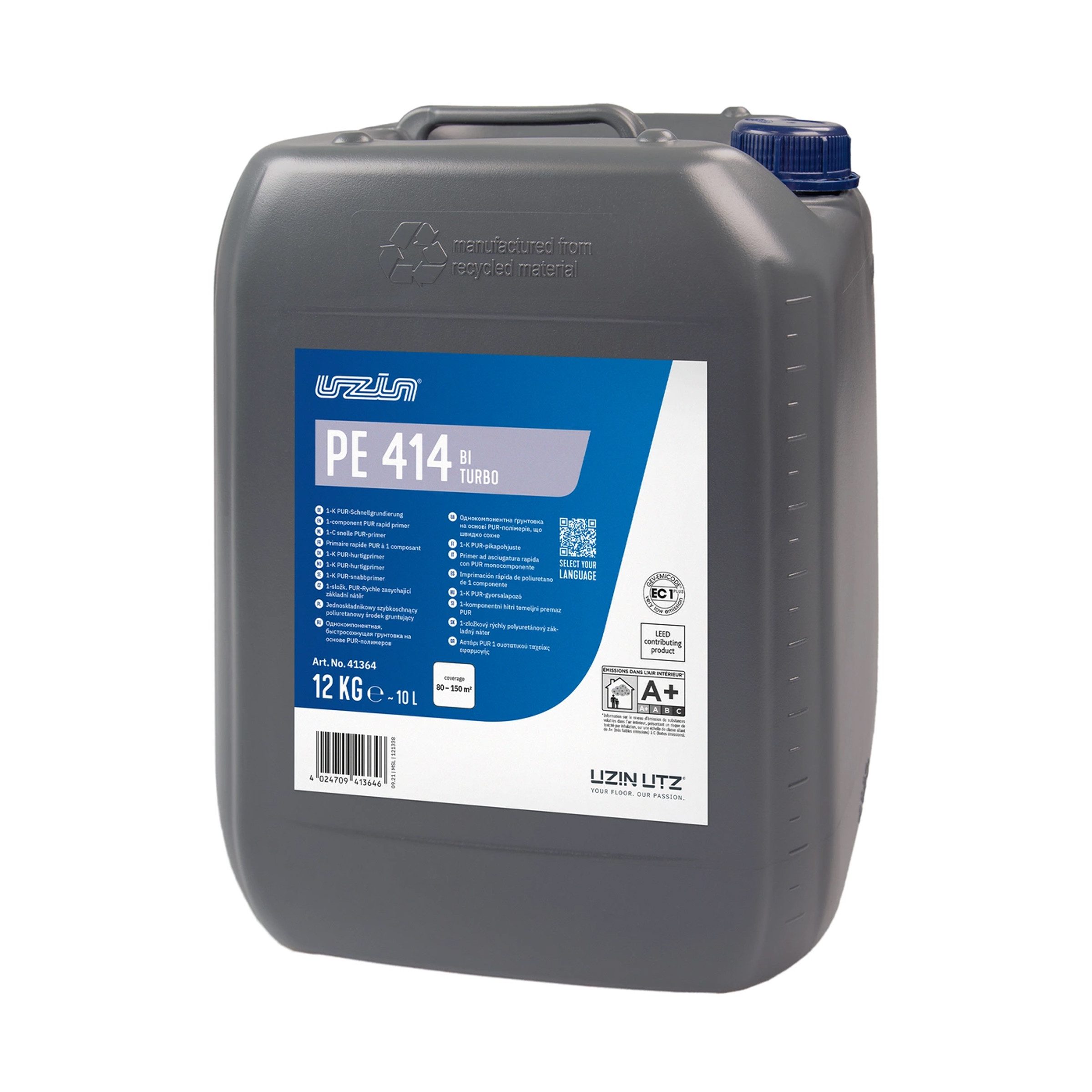 Uzin Grundierfarbe UZIN PE 414 BiTurbo 12 kg 1K PUR-Schnellgrundierung Parkett