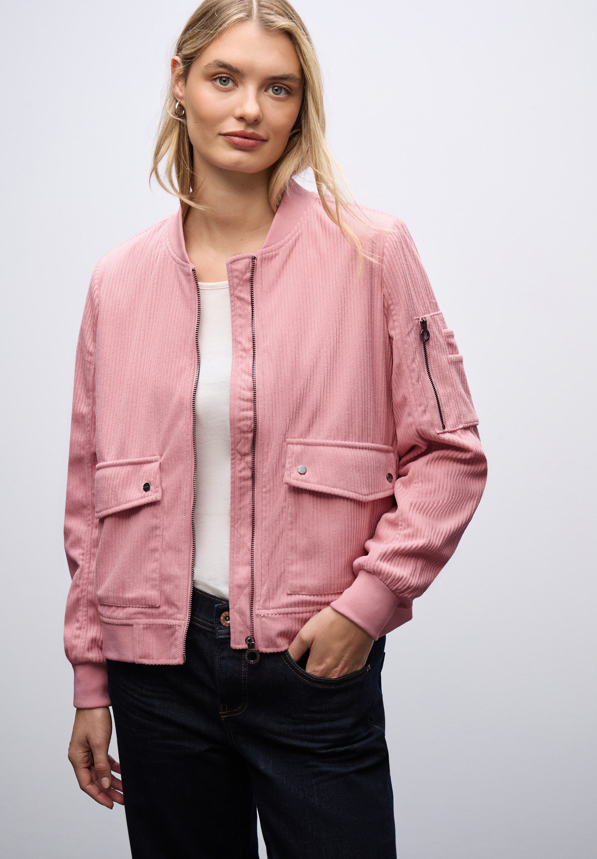 STREET ONE Blouson aus Cord und günstig online kaufen