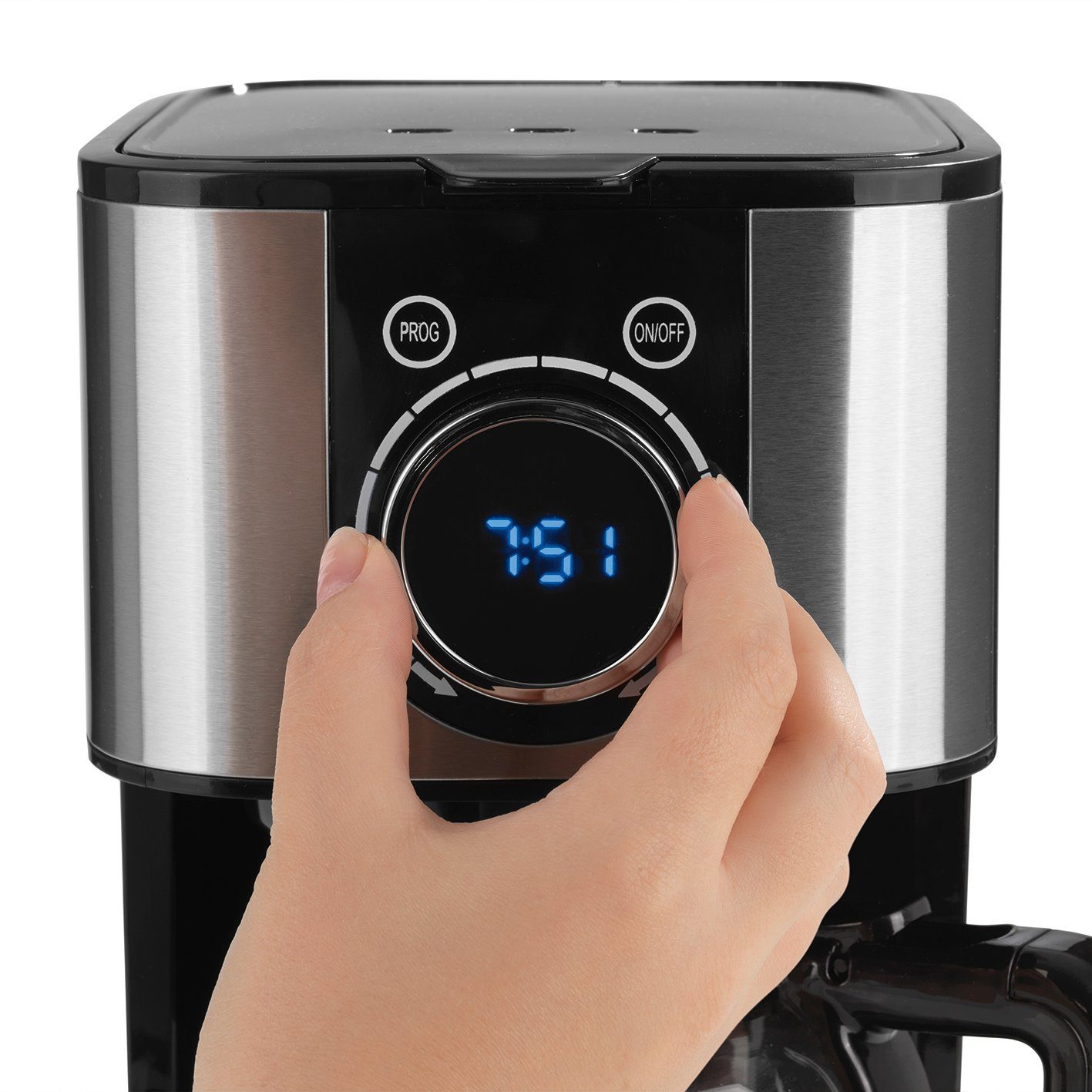 BEEM Filterkaffeemaschine, 1.25l Kaffeekanne, Glas FRESH-AROMA-SWITCH