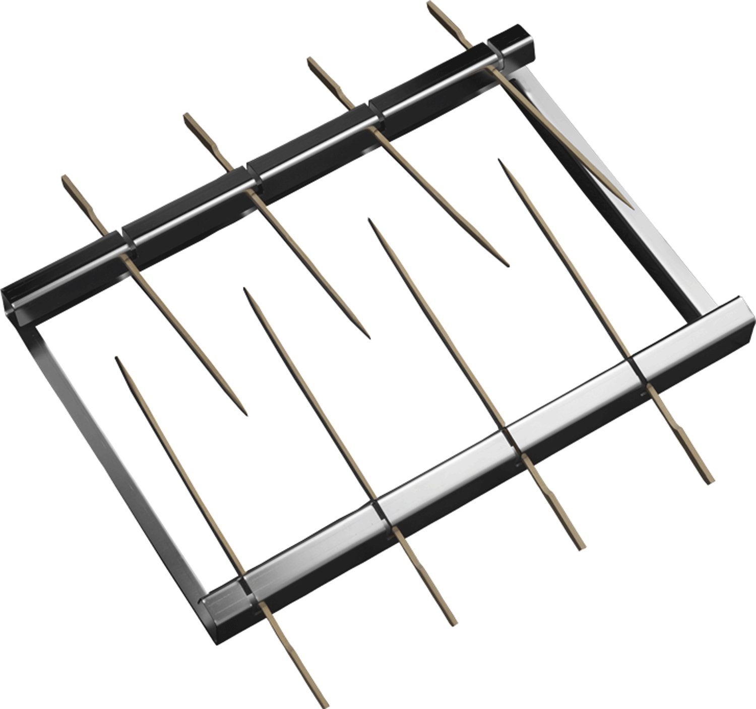 Thüros Schaschlikspieße Thüros PRO1 - Spießaufsatz mit 150 Bambusspießen