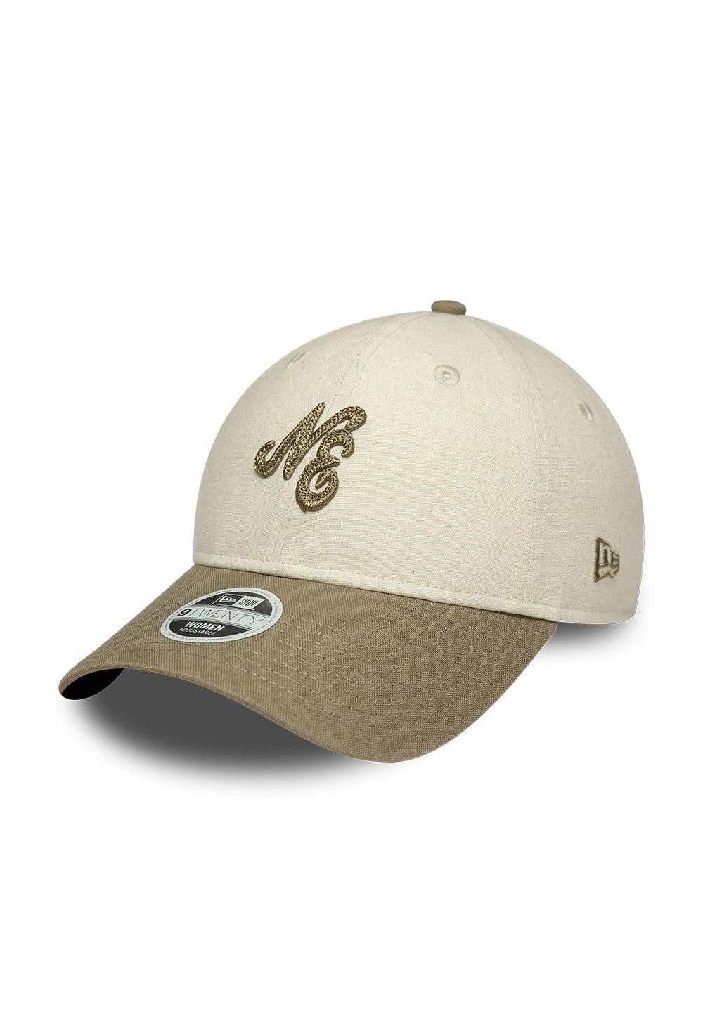 Baseball Cap New Era NE Linen 9Twenty Women Cap Beige Oliv