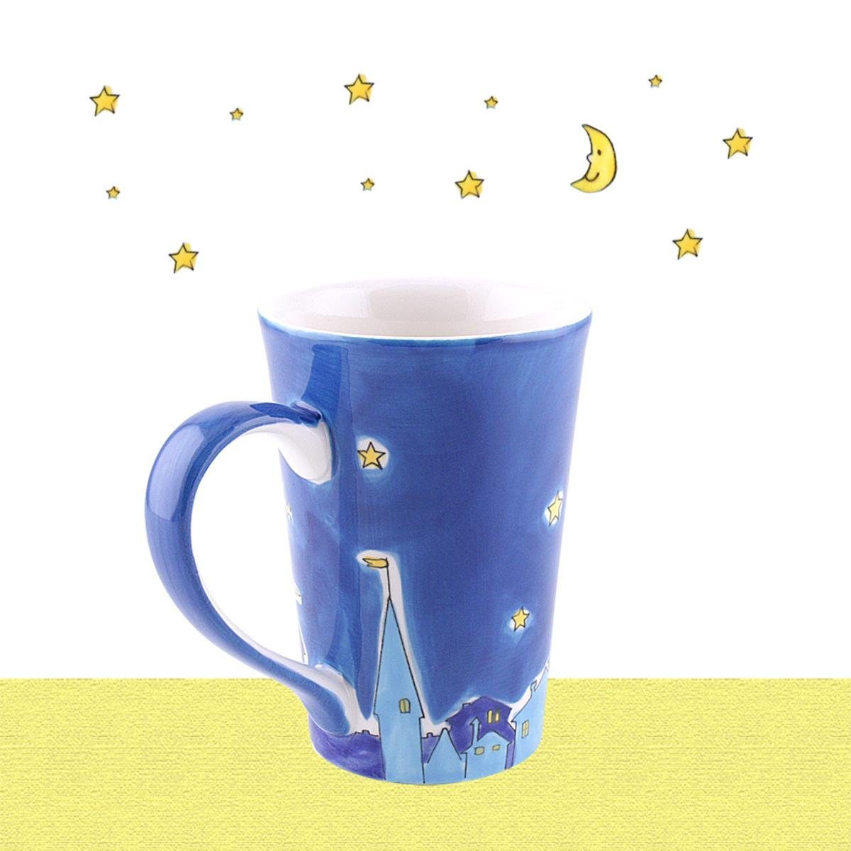 Mila Becher Mila Keramik-Tee-Becher, NachtKatzen, Keramik