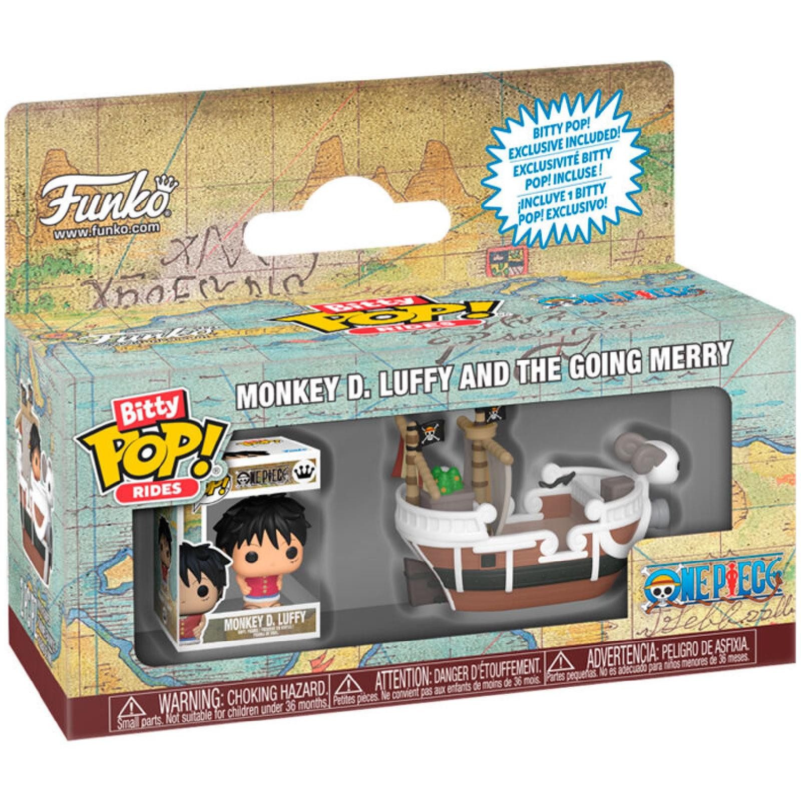 Funko Sammelfigur Bitty POP Ride figure One Piece Monkey D. Luffy and the Going Merry