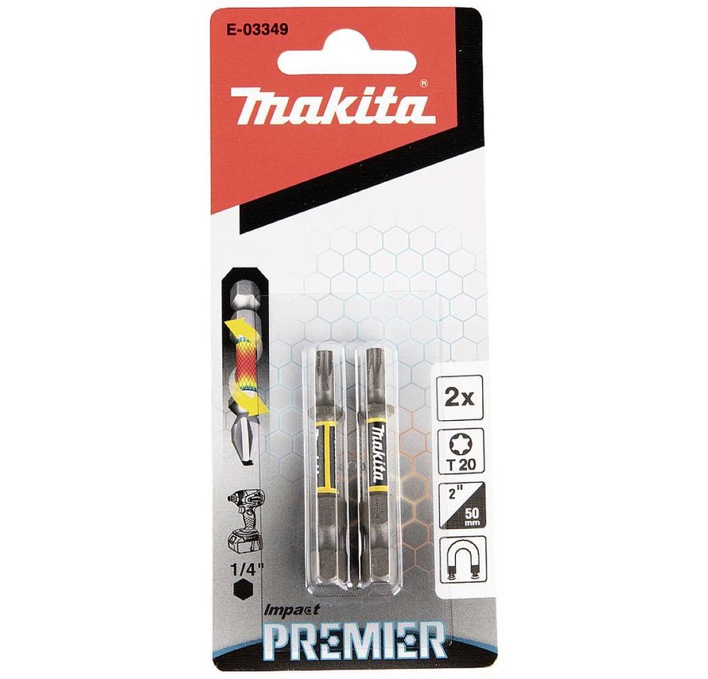 Thumbnail - Makita Torx-Bit Torsion Bit TX20-50 2Stk, Torsion Control Technologie