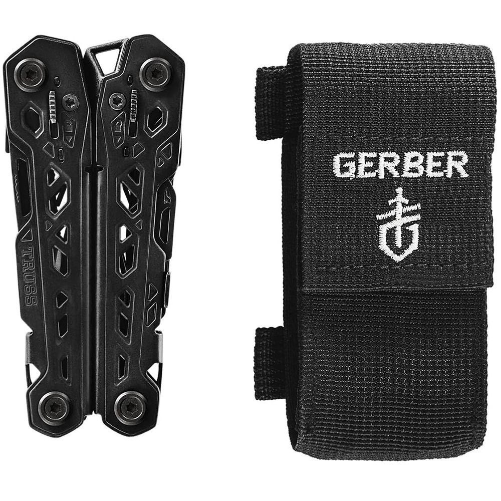 Gerber Cuttermesser Gerber Multi-Tool Truss Black mit 17 Funktionen Edelstahl