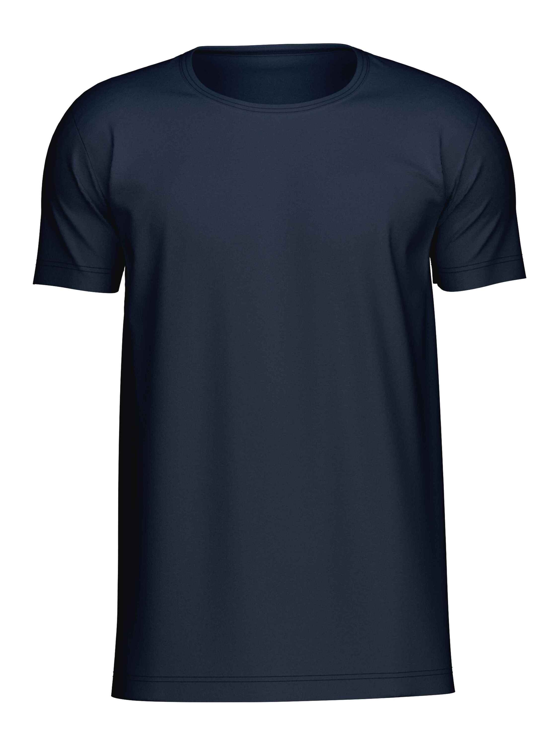 Rundhals dark Unterziehshirt T-Shirt, CALIDA sapphire (1-St)