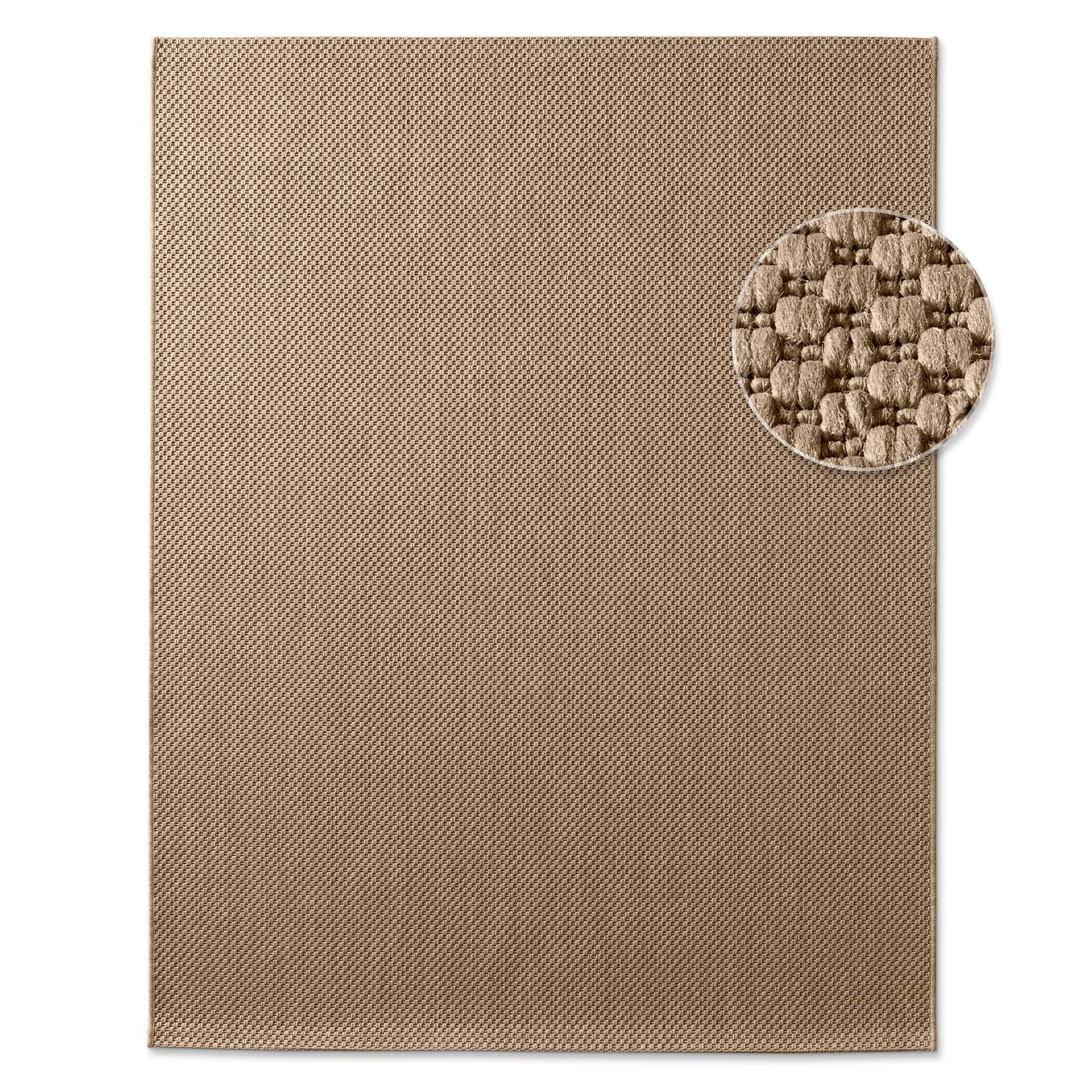 TaraCarpet Teppich Regina Teppich aus robustem Flachgewebe für In und Outdo günstig online kaufen