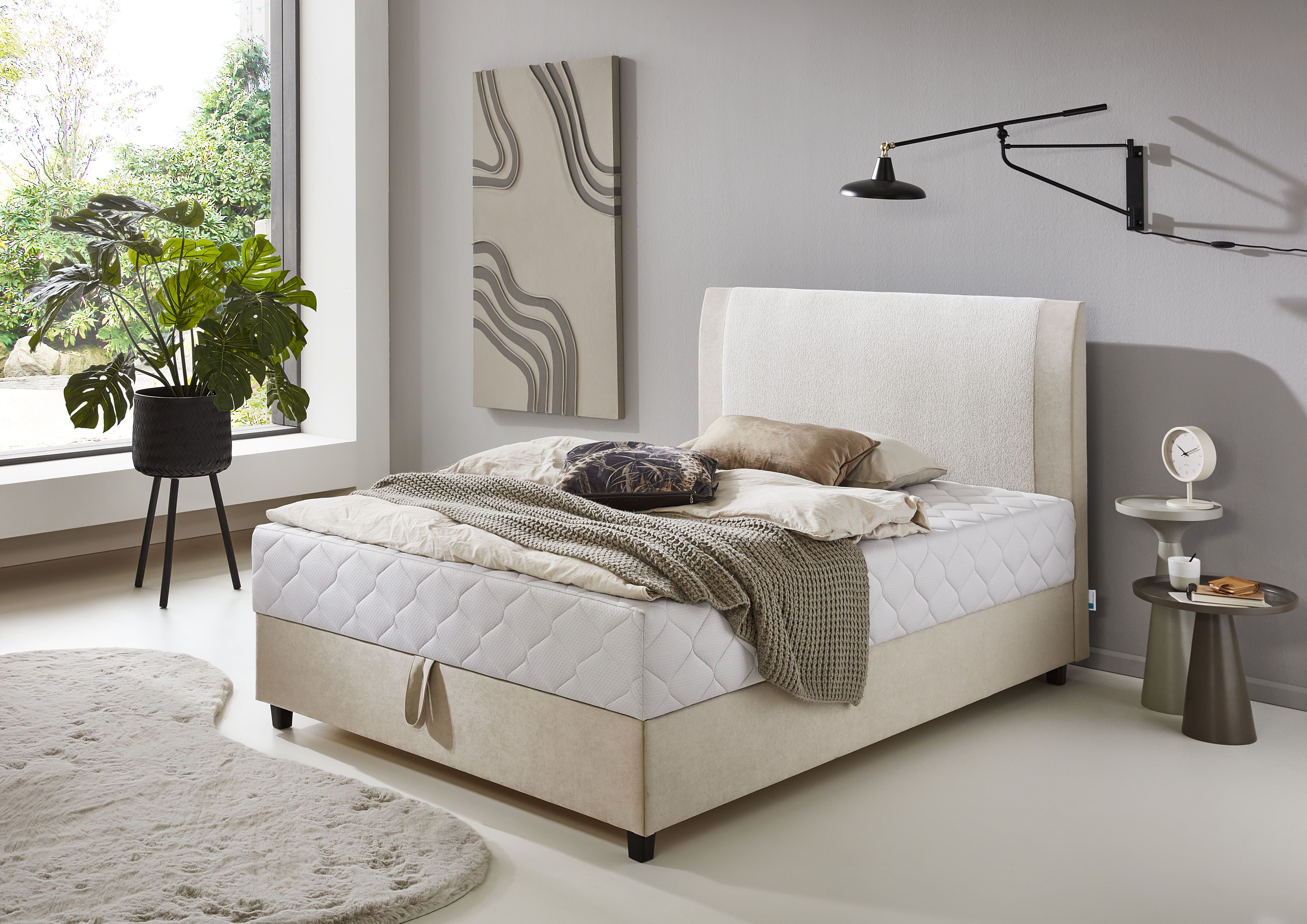 ATLANTIC home collection Boxbett "Borgholm", mit Taschen-Federkernmatratze, günstig online kaufen