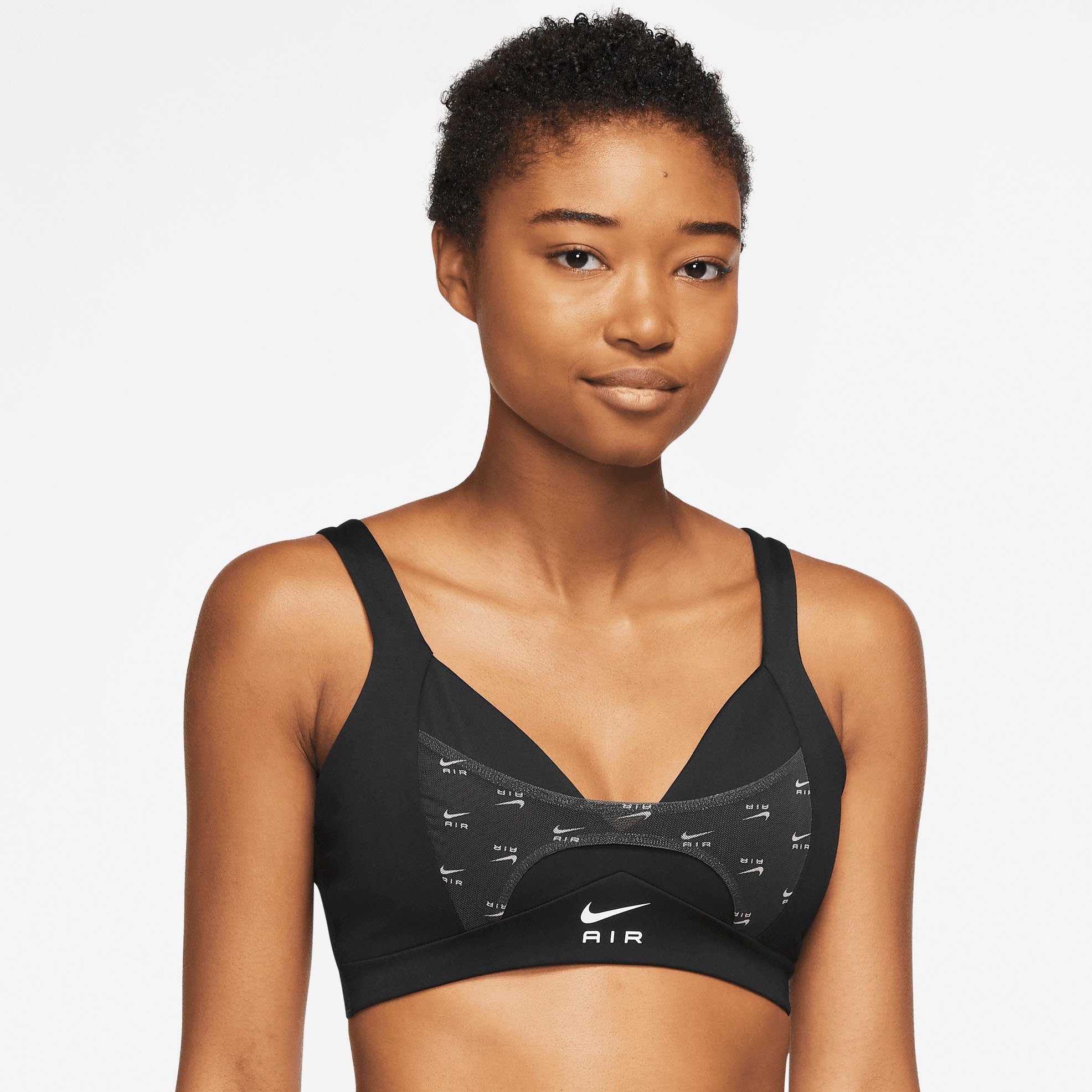 Nike Sport-BH Air Dri-FIT Indy Women's Light-Support Non-Padded Deep V  Sports Bra