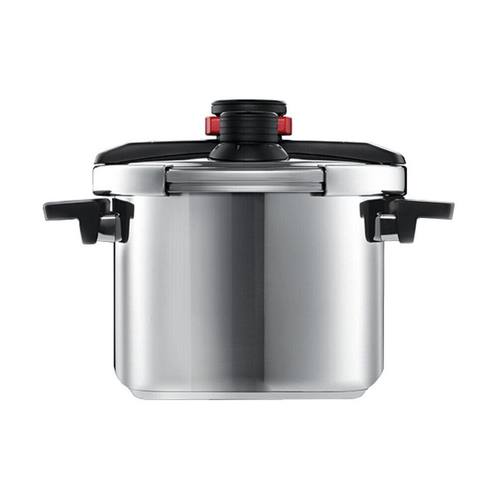 WOLL Schnellkochtopf Schnellkochtopf 6,0 l Pressure Pro edelstahl, Edelstahl, Schnellkochtopf, Ø22cm, Edelstahl