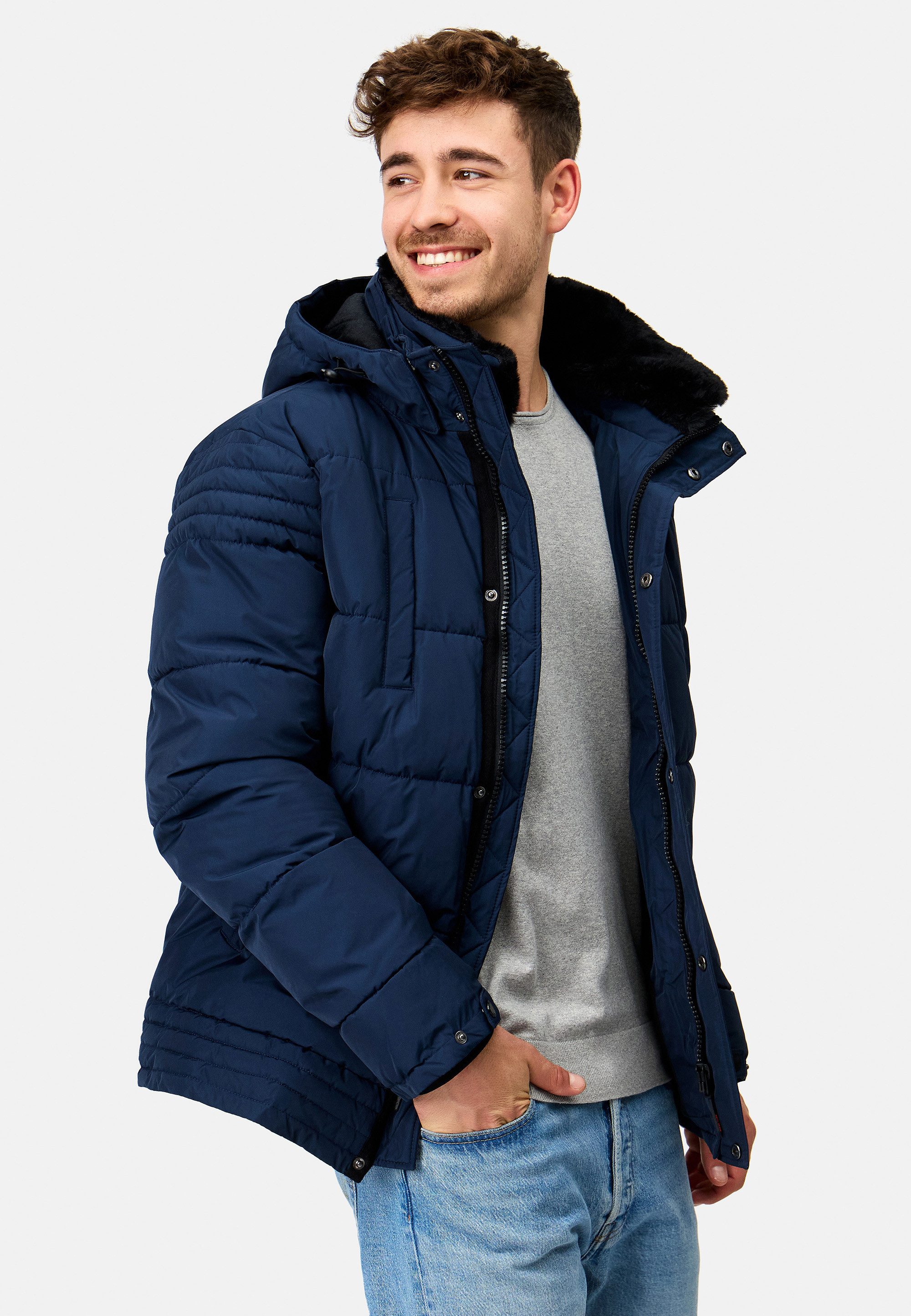 Indicode Winterjacke Herren INBlaise Jacke Winter Herrenjacke günstig online kaufen