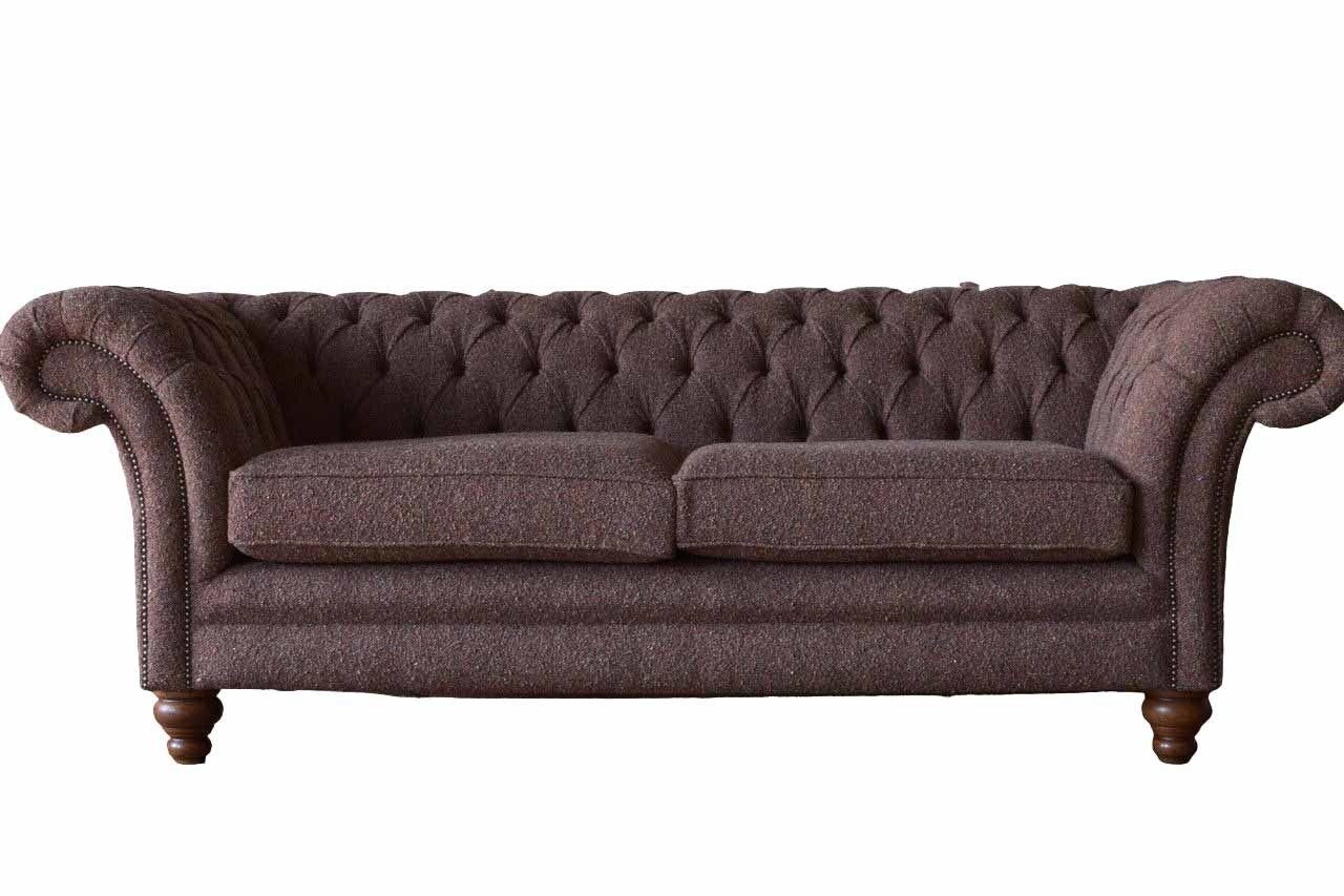 JVmoebel Sofa Big Chesterfield englisch klassischer Stil Sofa Couch 3 Sitz Polster, Made In Europe