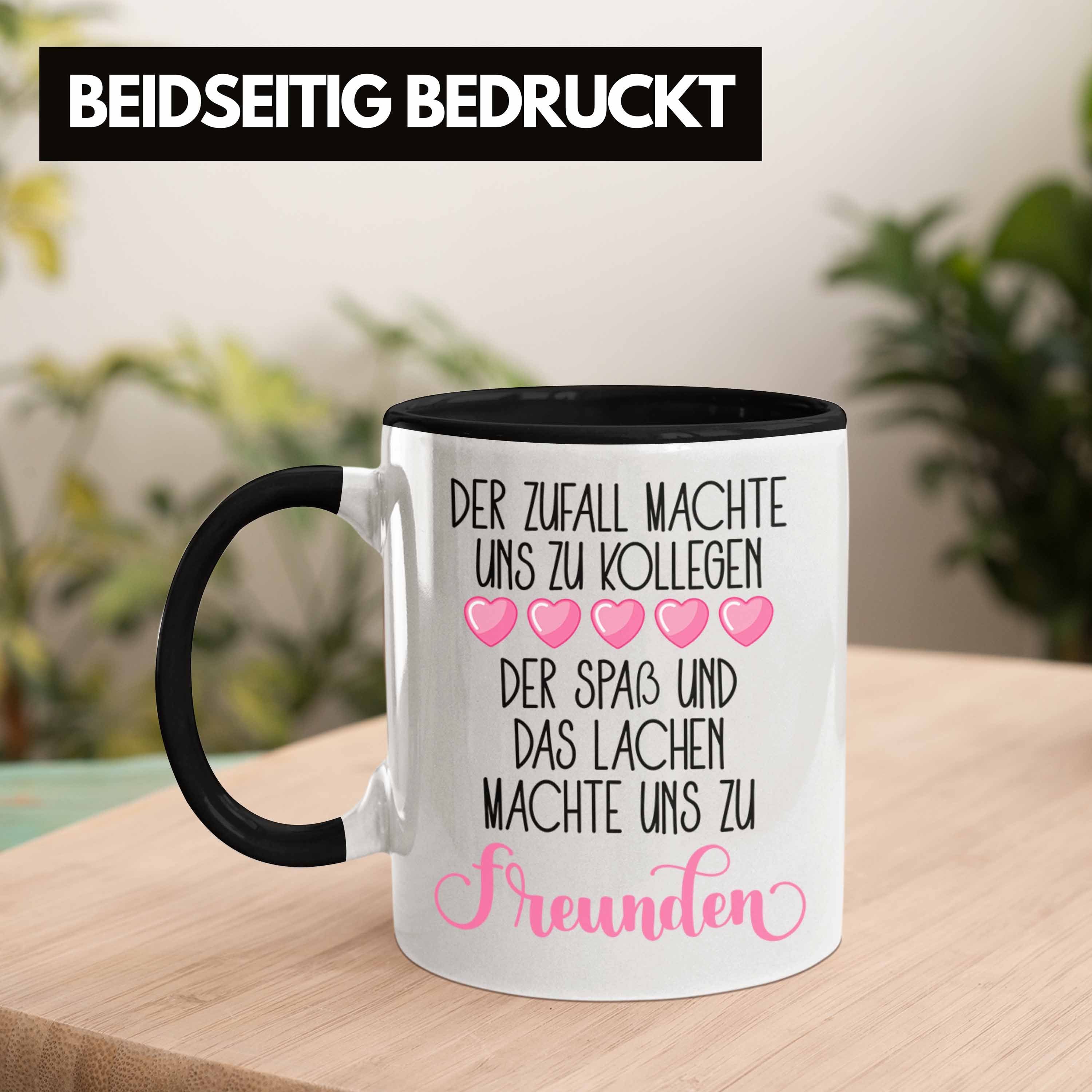 Tasse Zu Zufall - Trendation Kollegen Job Kollegin Der Schwarz Neuer Uns Geschenk Abschiedsgeschenk Tasse Jobwechsel Machte Trendation Spruch