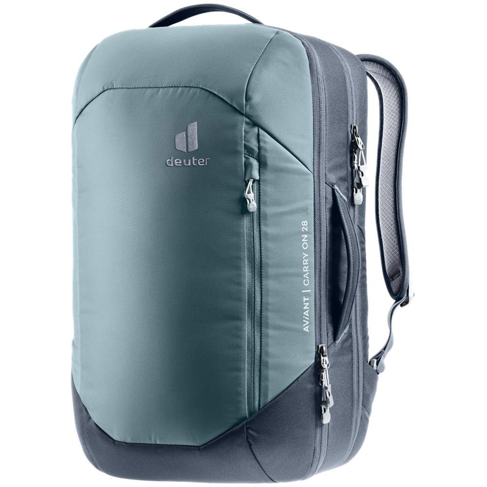 Carry bis deuter Laptopfach 28, Reisen für 15 Rucksack teal-ink AViANT 28 Liter, Handgepäckmaße On Zoll,