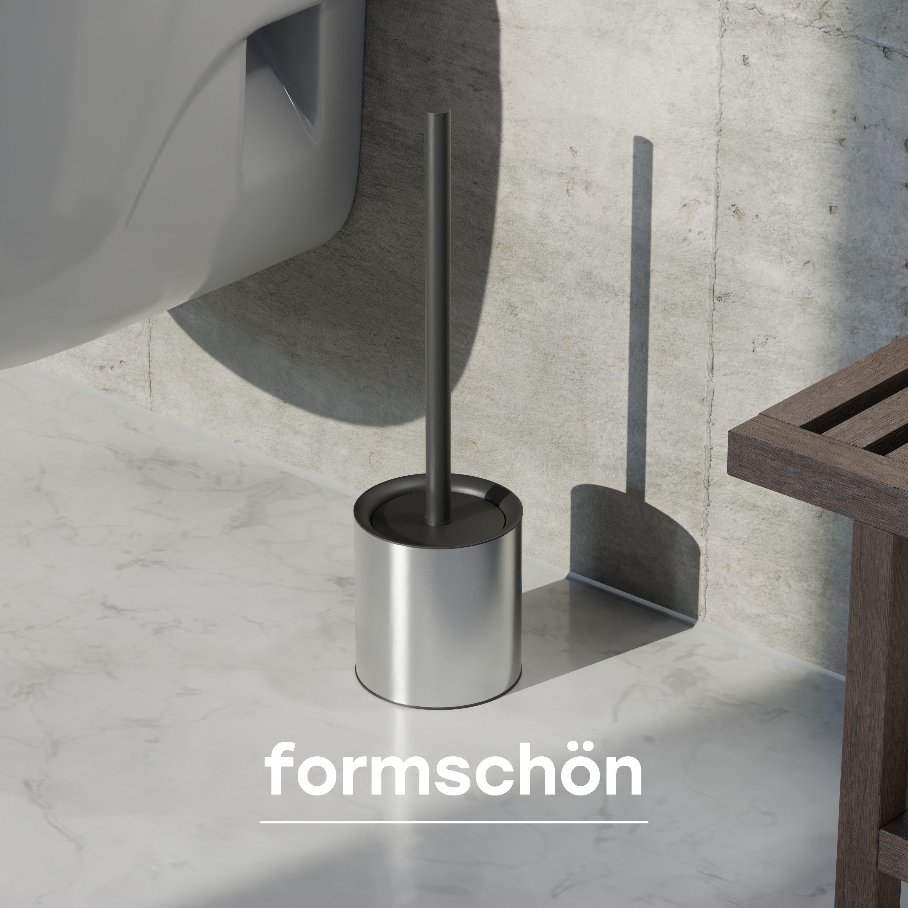 SAVEGA WC-Reinigungsbürste SAVEGA - Klobürste Silikon Edelstahl, Gästewc, Toiletten, Badezimmer, (Packung, 2-tlg), hygienische Silikonborsten, schnelltrocknend,wasserabweisend