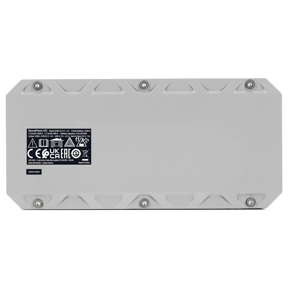 GYS LITHIUM-BOOSTER NOMAD POWER 501 087323 Schnellstartsystem Autobatterie-Ladegerät