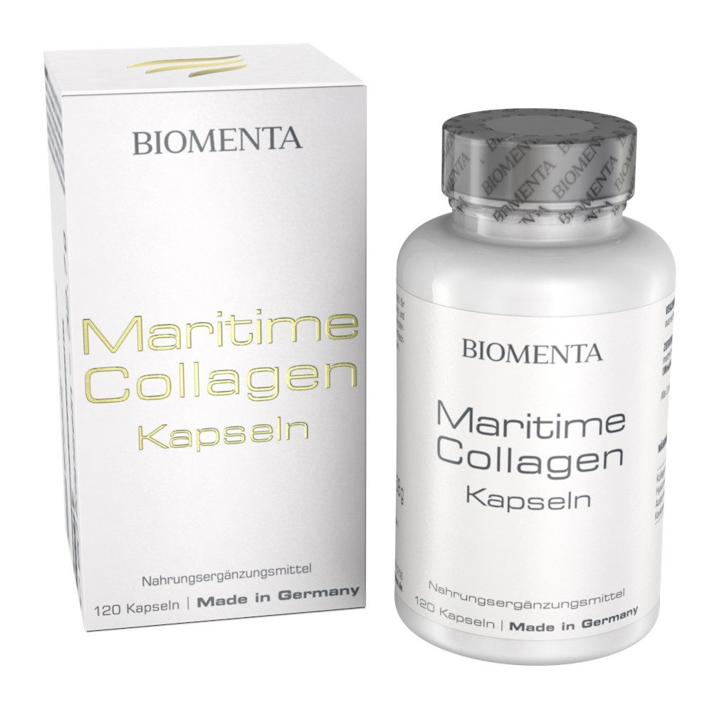 Maritime Collagen - 120 Kollagen Kapseln mit Auster, Kaviar, Hyaluron Kapseln