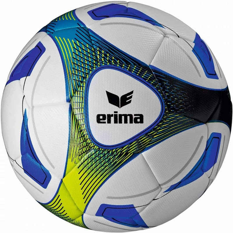 Erima Fußball Hybrid Training Ball - 719505 Royal Lime (Kinder, Jungend und Erwachsene, Kinder, Jungend und Erwachsene)