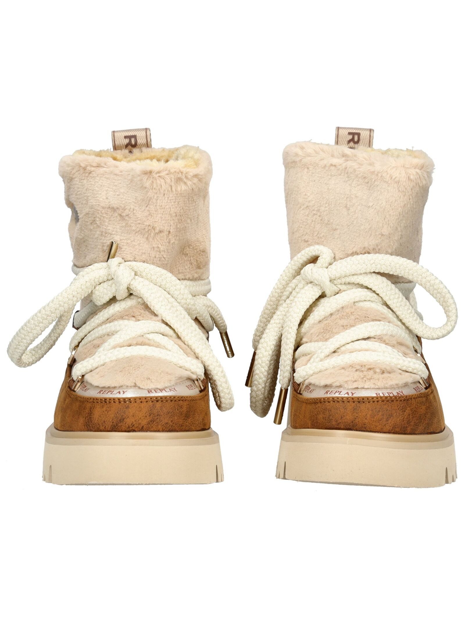 Replay Replay Stiefelette Lederimitat/Textil Schnürstiefelette
