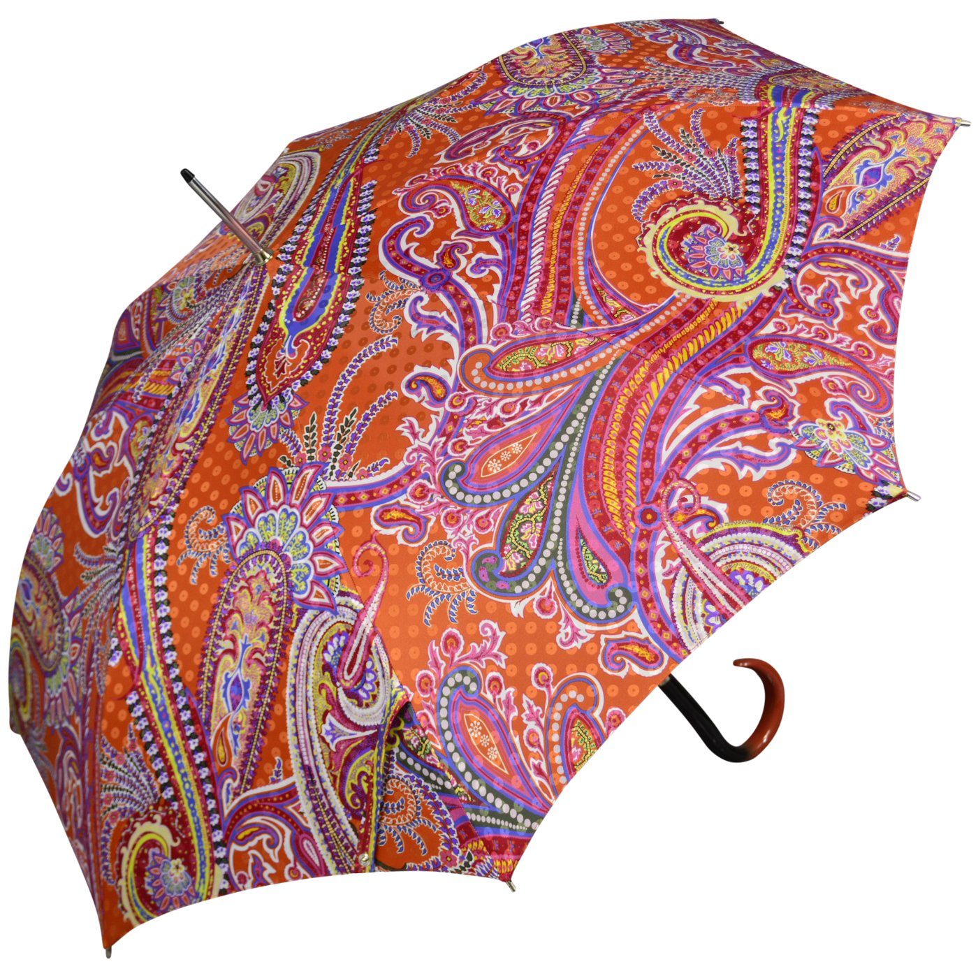 doppler MANUFAKTUR Stockregenschirm edler, handgearbeiteter Manufaktur-Regenschirm, einzigartige Designs in leuchtenden Farben