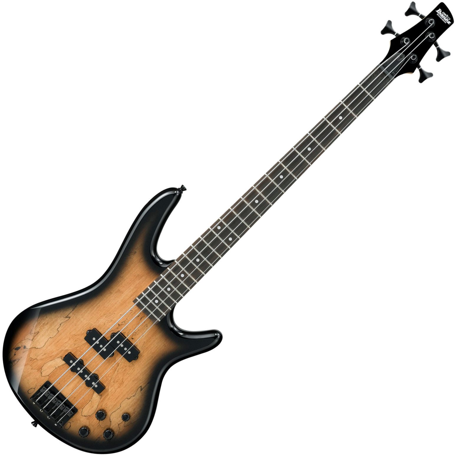 Ibanez E-Bass GIO GSR200SM-NGT E-Bass Natural Gray Burst, Soundgear, E-Bass, 4-Saiter Bass mit Phat II Equalizer