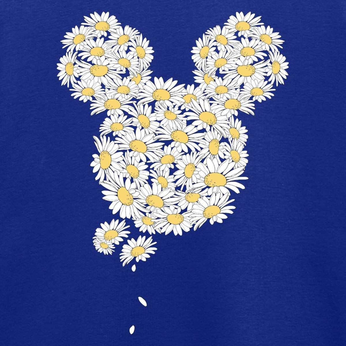 Spreadshirt Sweatshirt Mickey & Minnie Mickey Mouse Gänseblümchen Kinder Premium Pullover (1-tlg)