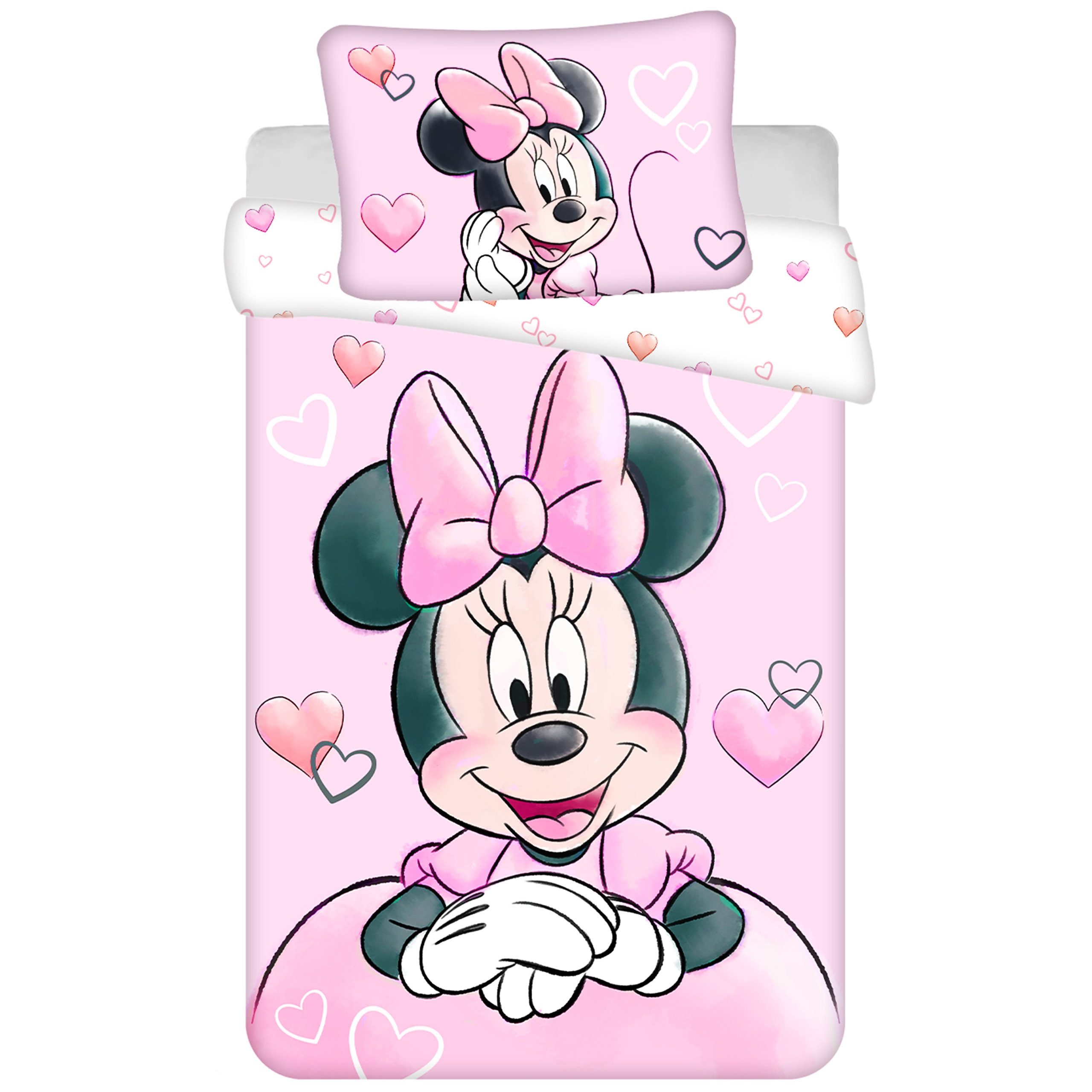 Sarcia.eu Kinderbettwäsche DISNEY Minnie Mouse Kinderbettwäsche rosa/weiß 1 günstig online kaufen
