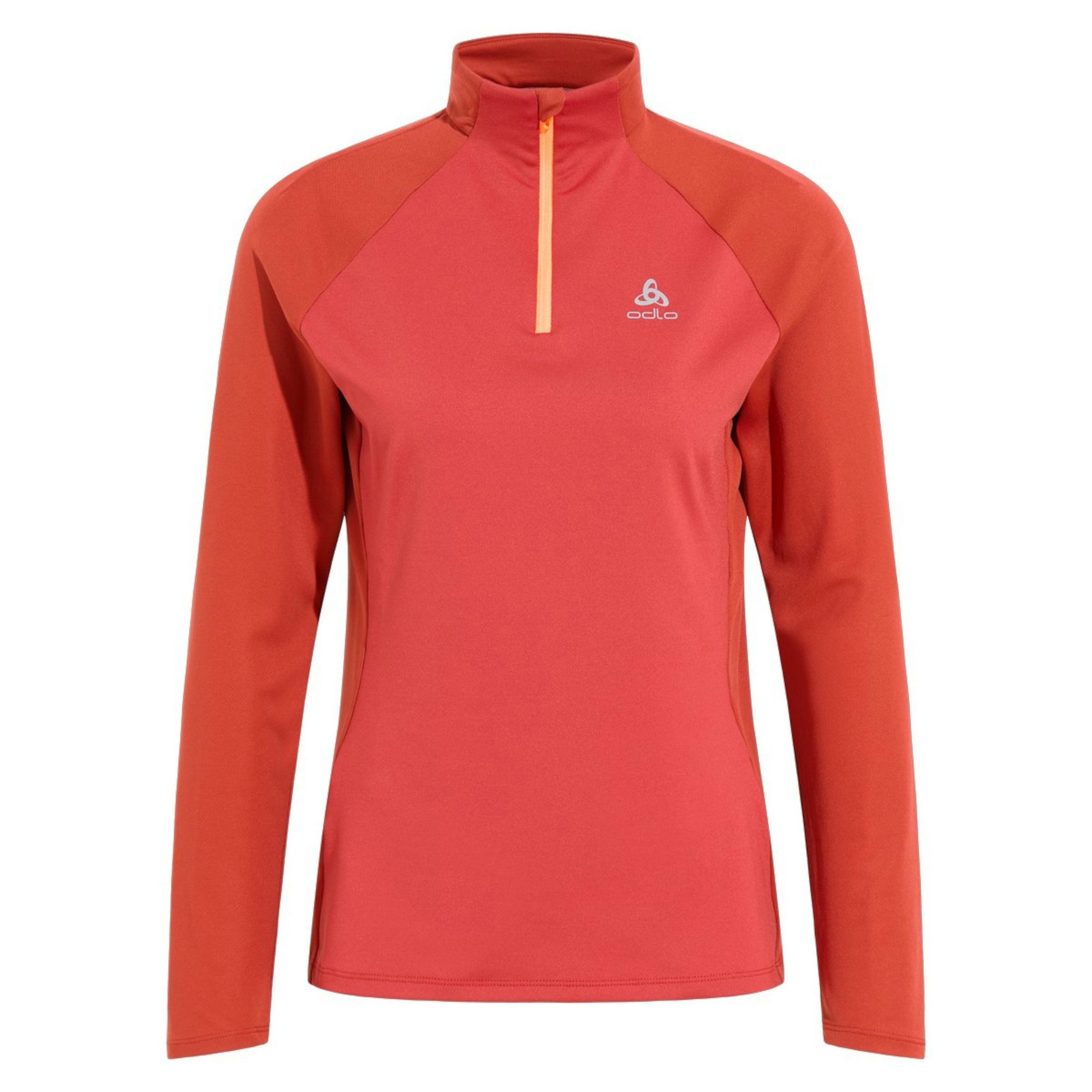 Langarmshirt Odlo Damen Laufshirt Essential Ceramiwarm Midlayer 1/2 Zip 313641