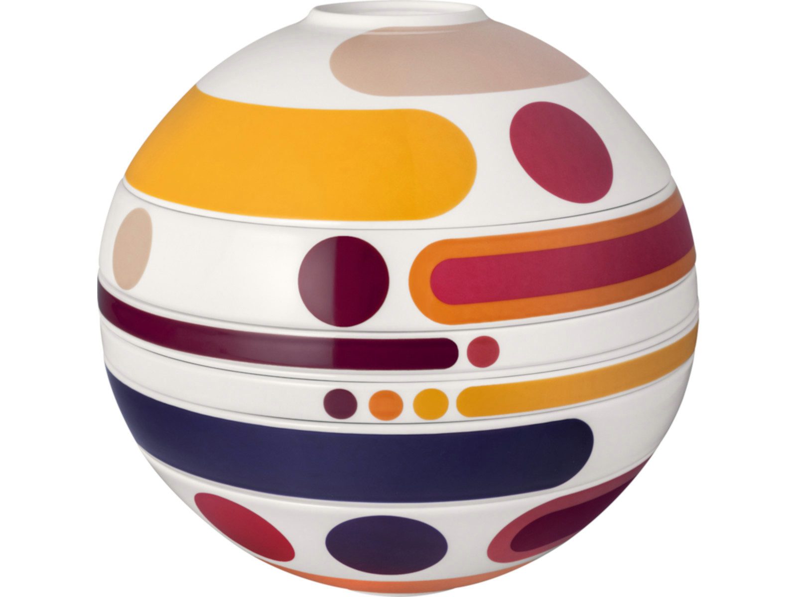 Villeroy & Boch Schale Iconic La Boule Miami bunt Ø 24 cm, Porzellan, (Schüsseln & Schalen)
