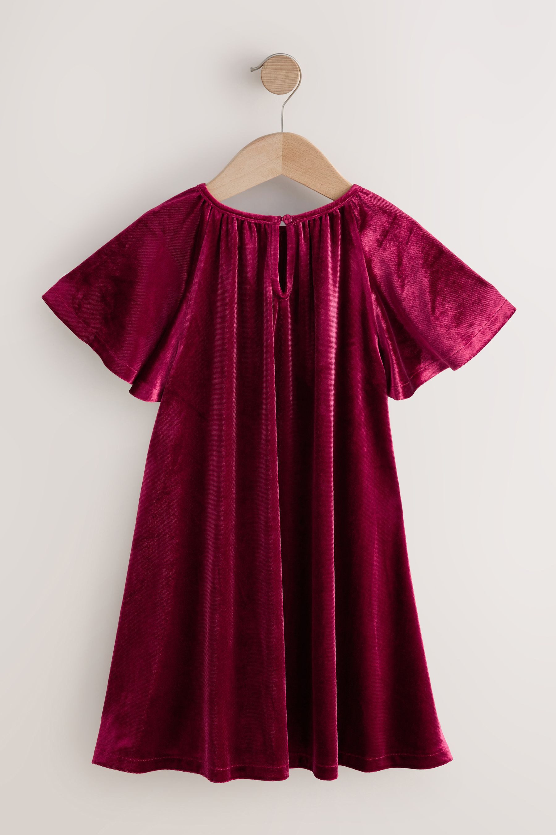 Next Samtkleid Kleid aus Samt (1-tlg)