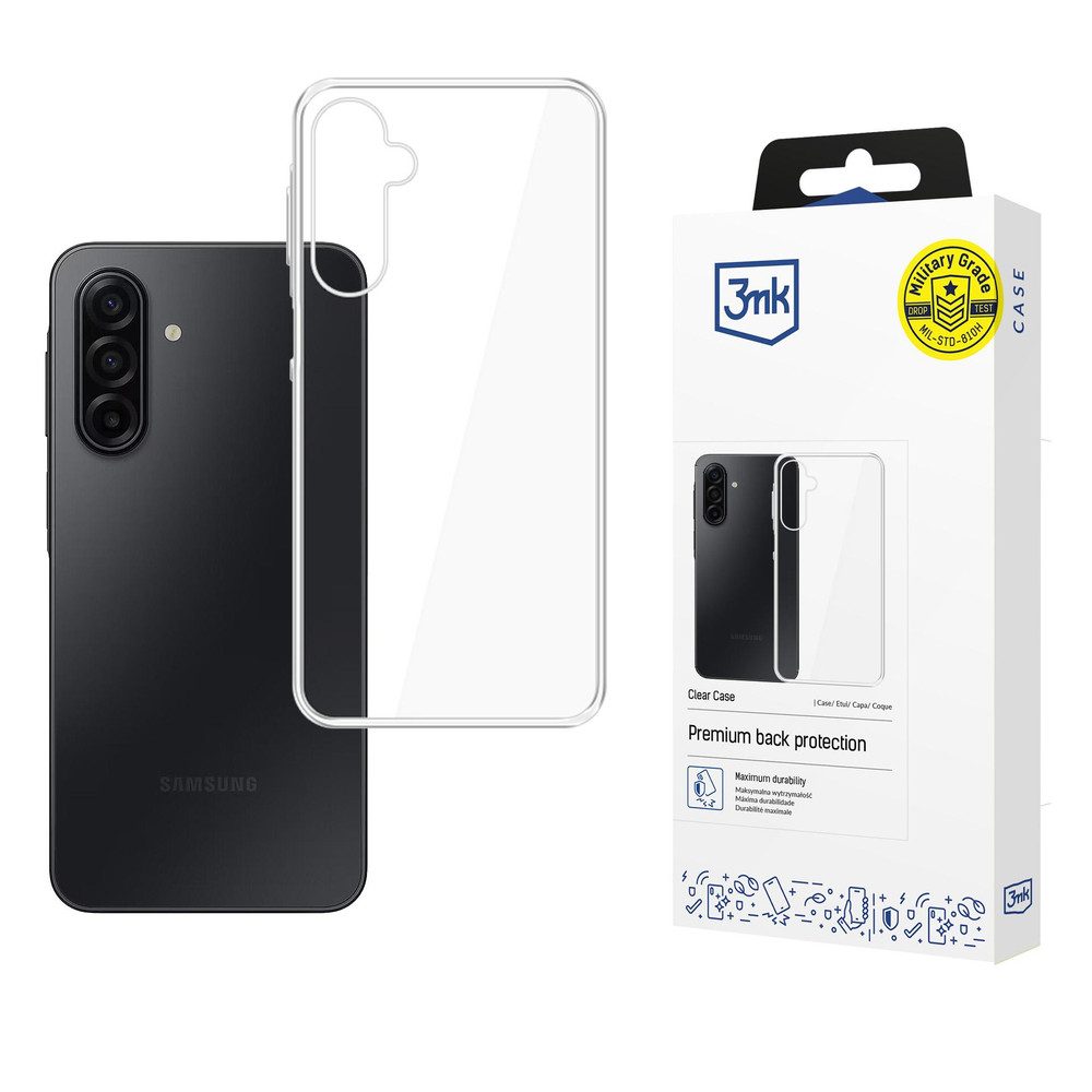 3MK Smartphone-Hülle Schutzhülle Handyhülle Smartphone-Hülle, transparent, Kameraschutz, sturzgeprüft, dünn