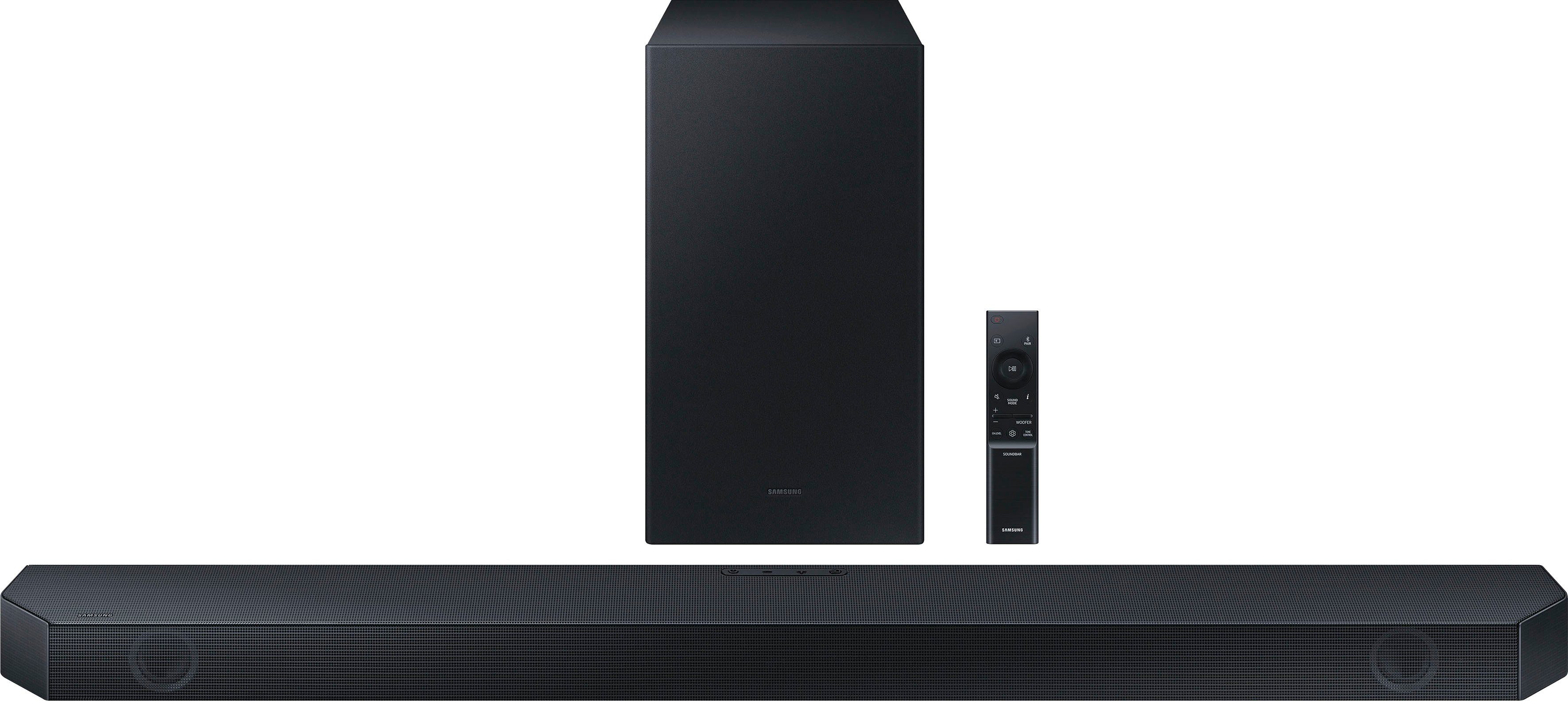 System,Dolby Atmos HW-Q64GC Samsung Sound DTS:X,Adaptive Lite) (340 Soundbar & Sound W, 3.1-Kanal
