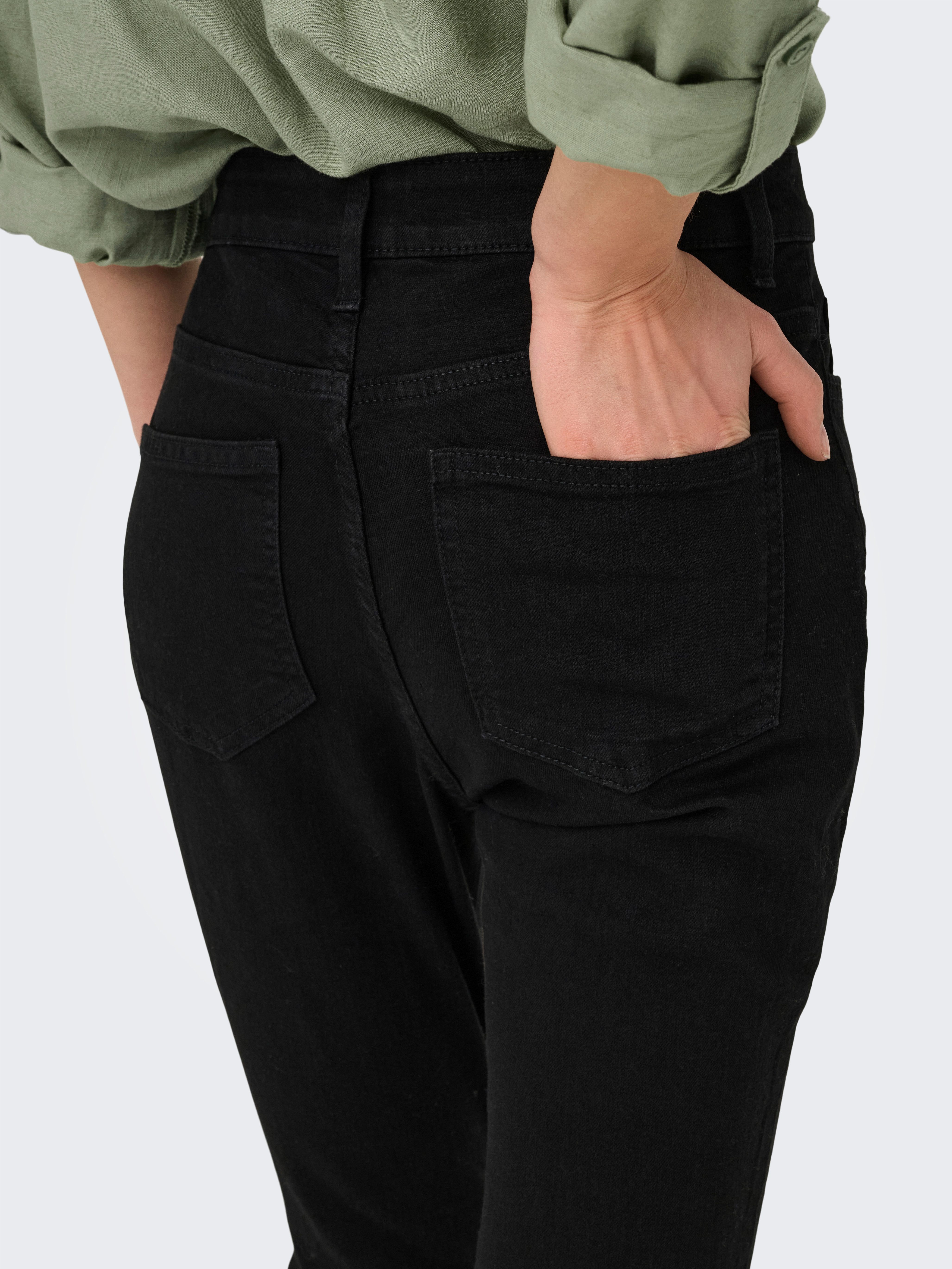 JDY Skinny-fit-Jeans JDYMOON HW SKINNY JEANS BLACK DNM NOOS