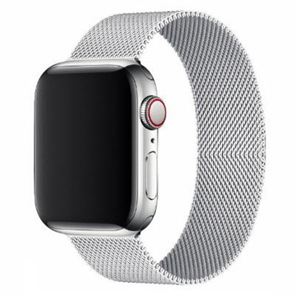 Smartwatch-Armband mm Apple mm Silber ELEKIN mm, 38 Watch mm Edelstahl mit 42 Kompatibel 44 Band 40