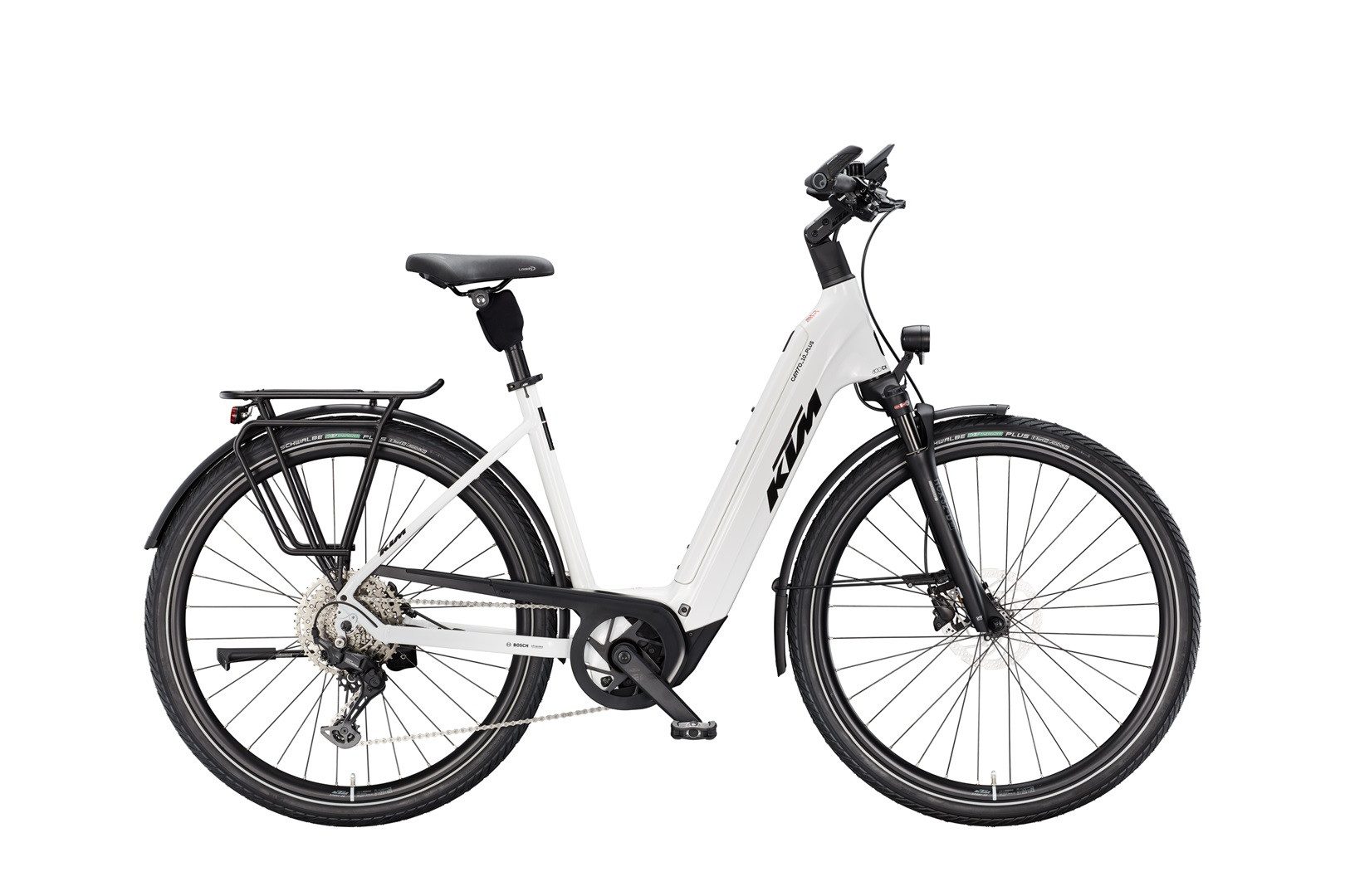 KTM E-Bike KTM Cento 10 Plus 800 Wh Damen weiß 2025, 10 Gang Shimano CUES U6000-11/10 LG shadow+, Kettenschaltung, Bosch Performance Line CX GEN5 smart System, 800 Wh