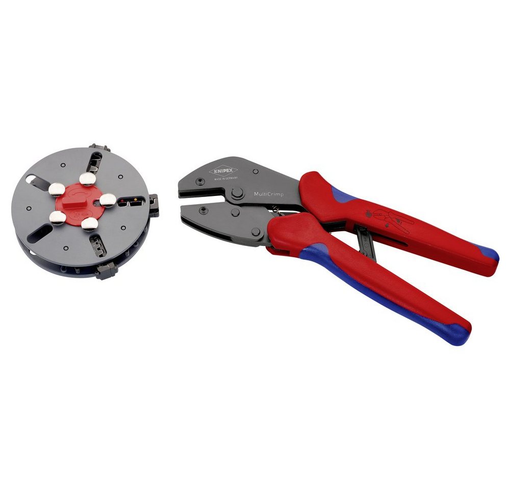 Thumbnail - Knipex Crimpzange Knipex MultiCrimp 97 33 01 Crimpzange Unisolierte, offene Steckverbin
