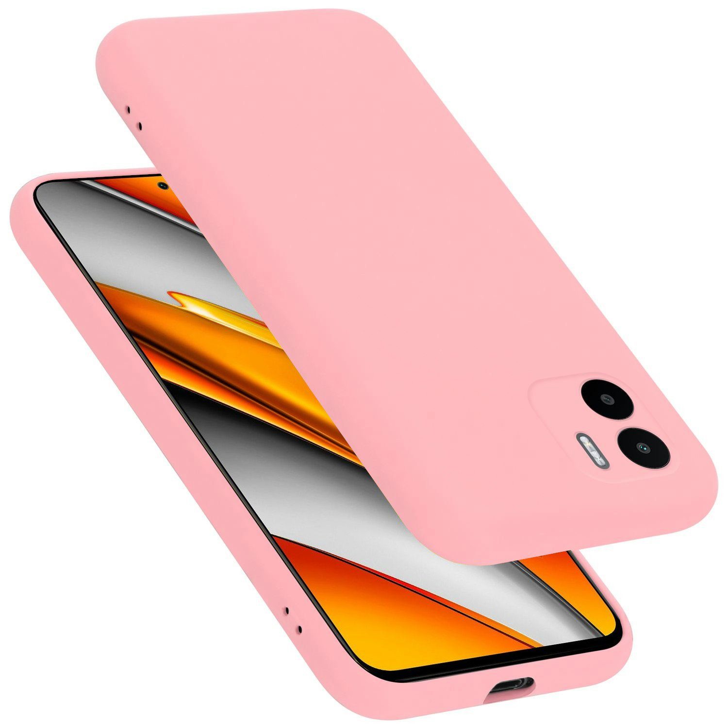 Cadorabo Handyhülle für Hülle Xiaomi RedMi A1, Flexible Hülle TPU Silikon Schutzhülle Back Cover Case