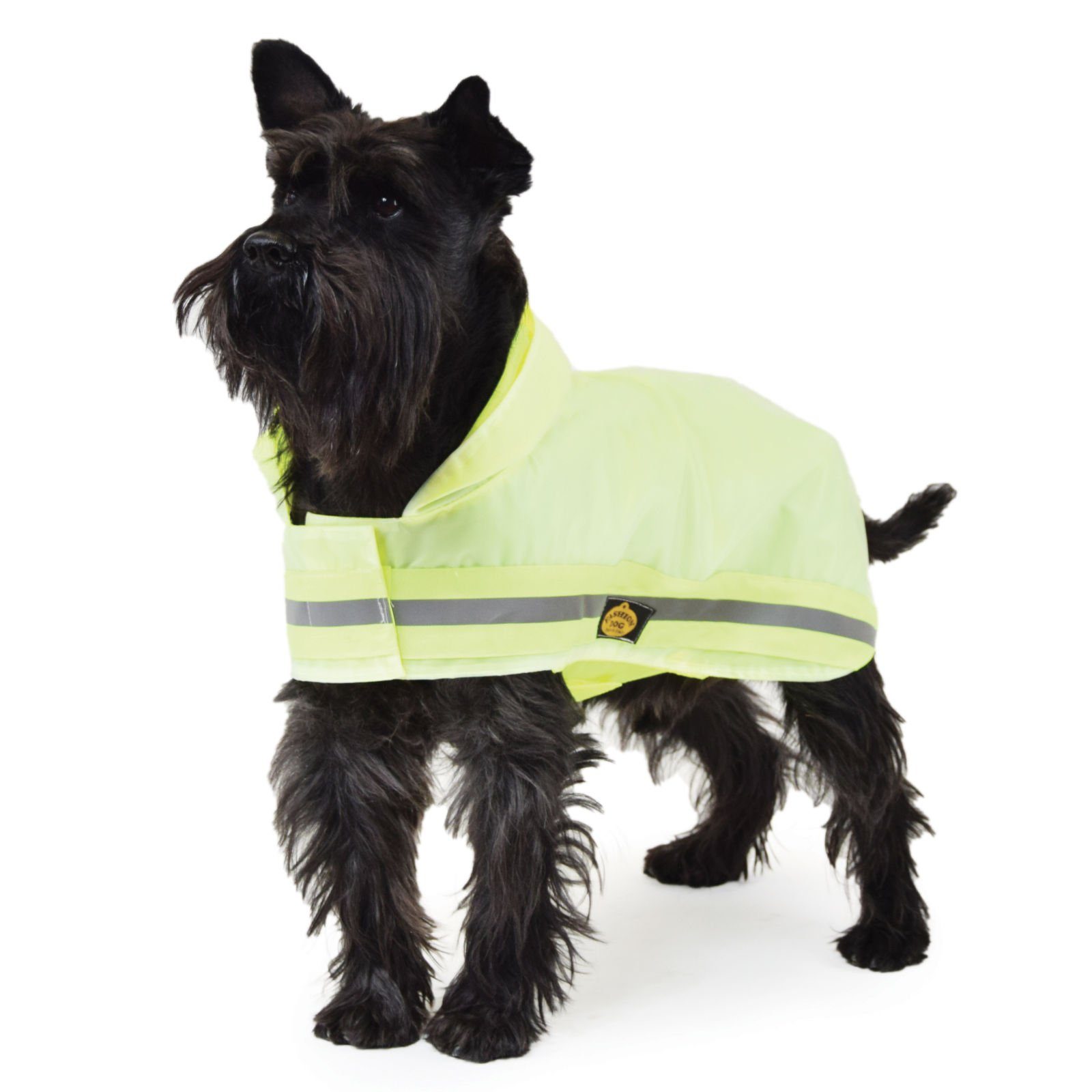 Fashion Dog Hundemantel Fashion Dog reflektierender Regenmantel für Hunde - Neongelb