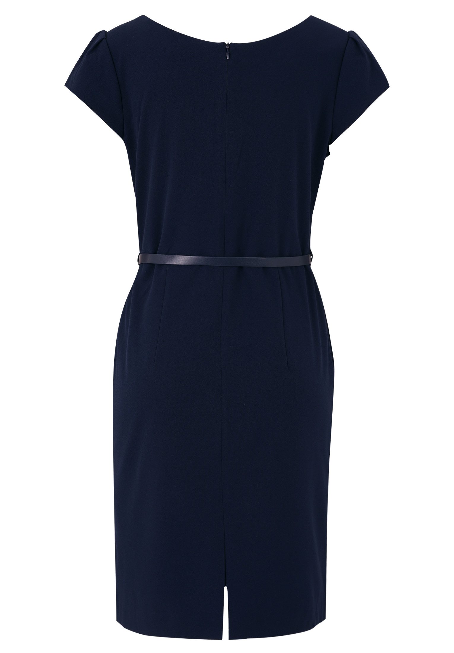 Betty&Co Etuikleid Damen mit Gürtel Gürtel