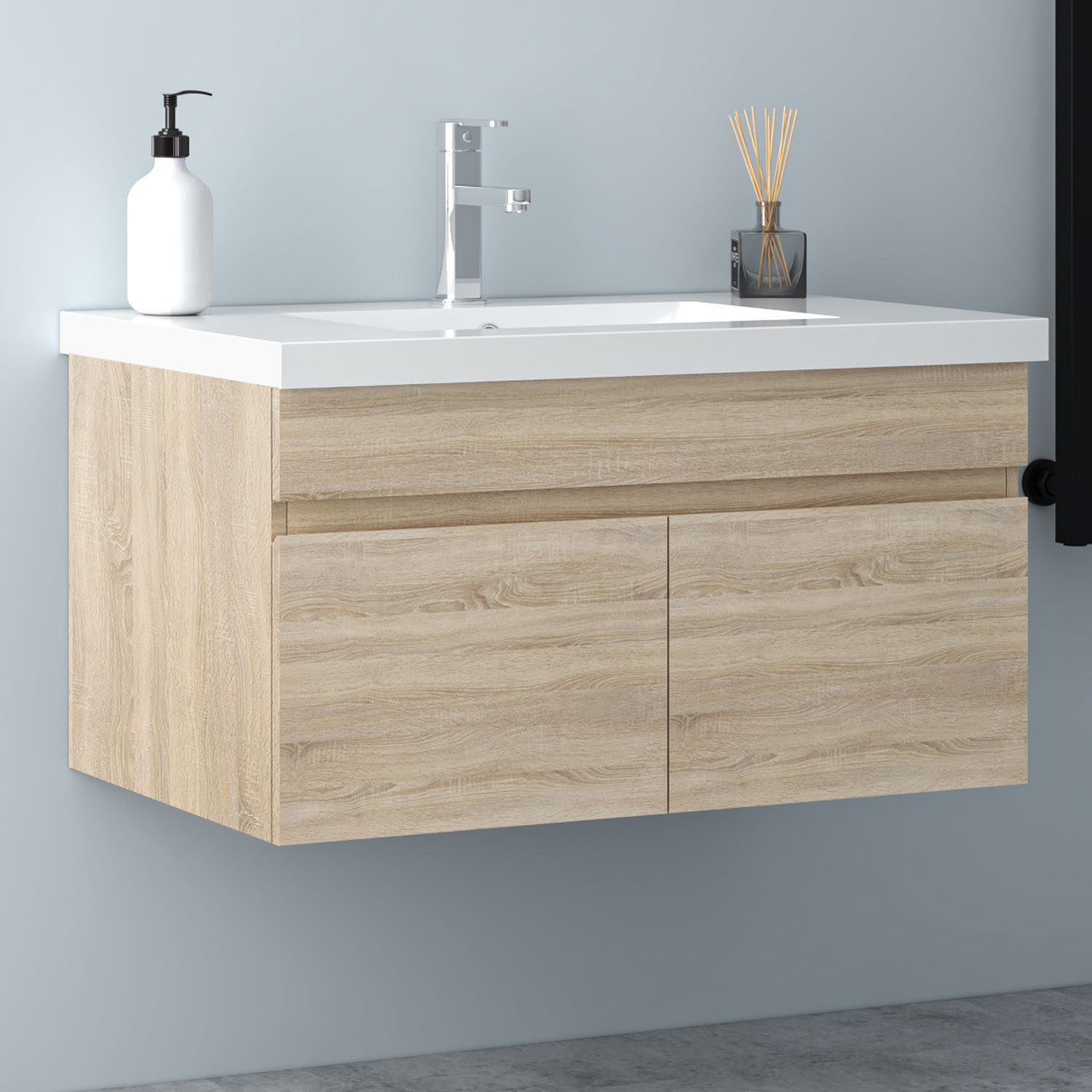 Aica Sanitär Waschtisch Unterschrank Waschbecken Waschtisch günstig online kaufen