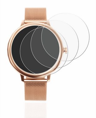 Savvies Schutzfolie für Naixues Women's Smartwatch 1.08" (39mm), Displayschutzfolie, 18 Stück, Folie klar