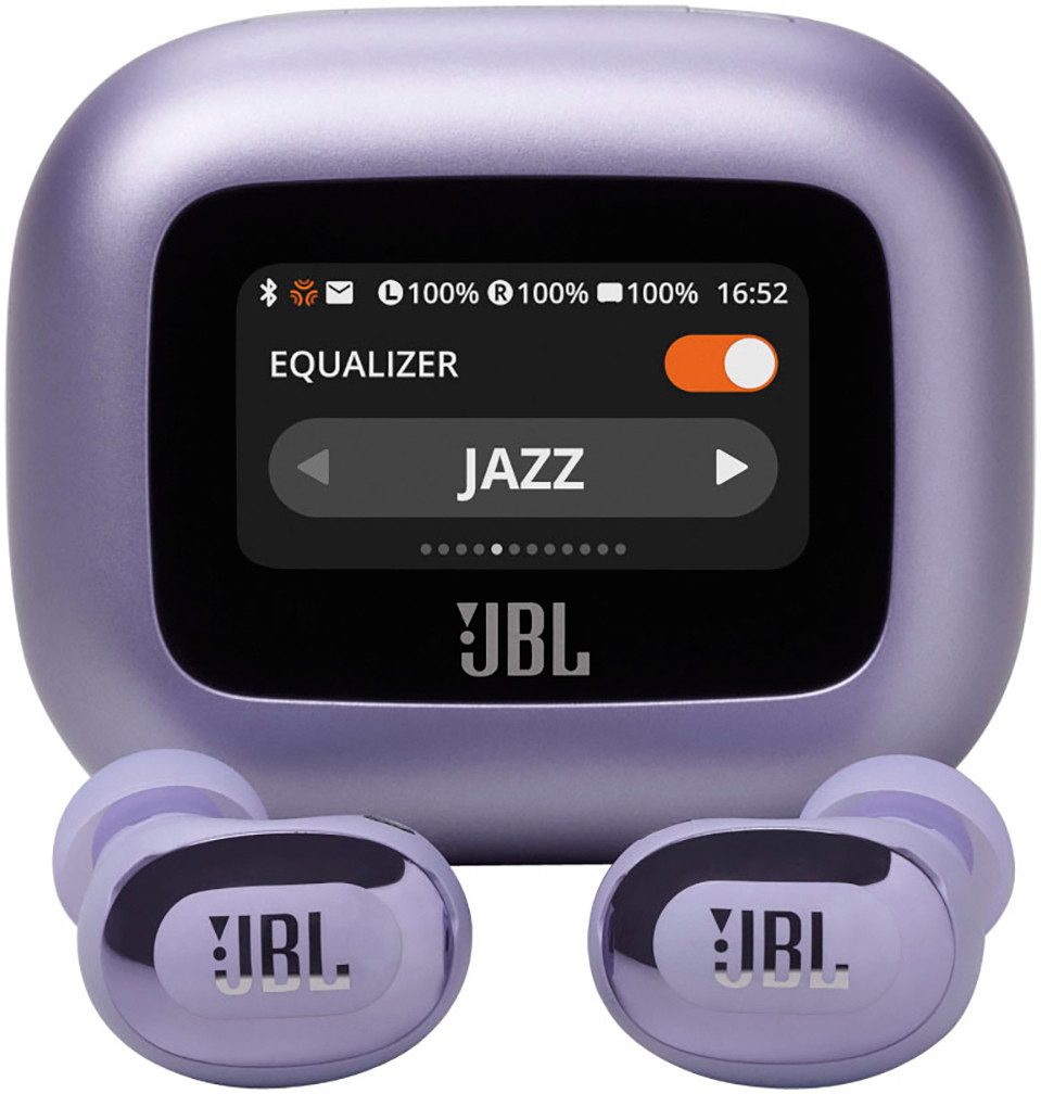 JBL LIVE BUDS 3 wireless In-Ear-Kopfhörer (Adaptive Noise-Cancelling, Hi-Res, Multi-Point-Verbindung, A2DP Bluetooth, True Adaptive Noise Cancelling, IP55, Personi-Fi 3.0)