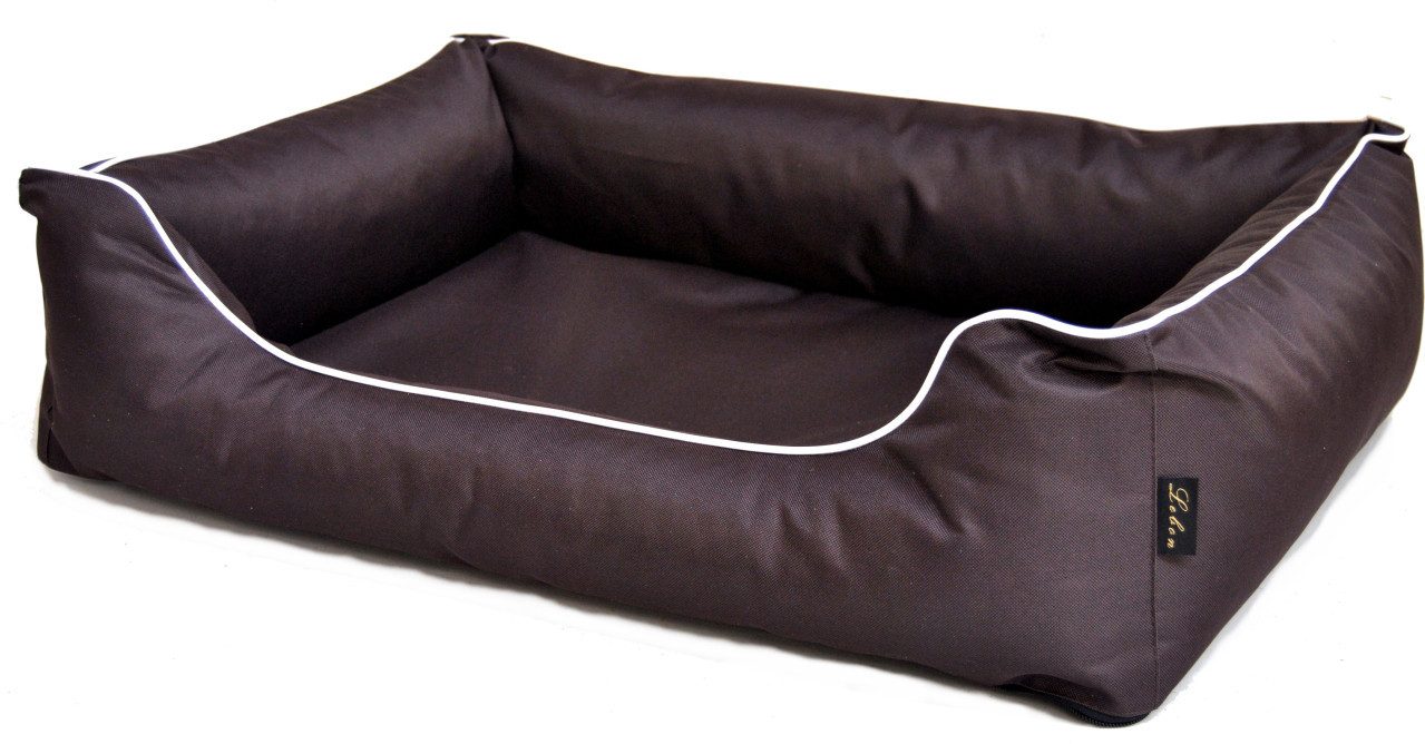 Lebon Hundekorb Lebon Hundebett Paula eckig dunkelbraun