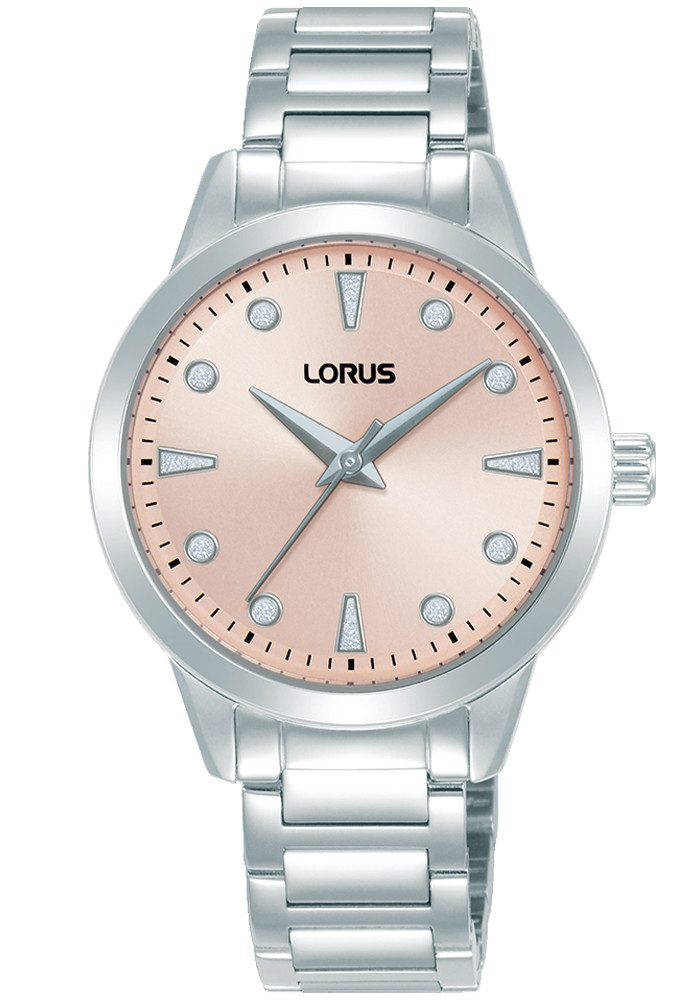 LORUS Quarzuhr Classic Quarz RG265YX9, Armbanduhr, Damenuhr, Edelstahlarmband, analog