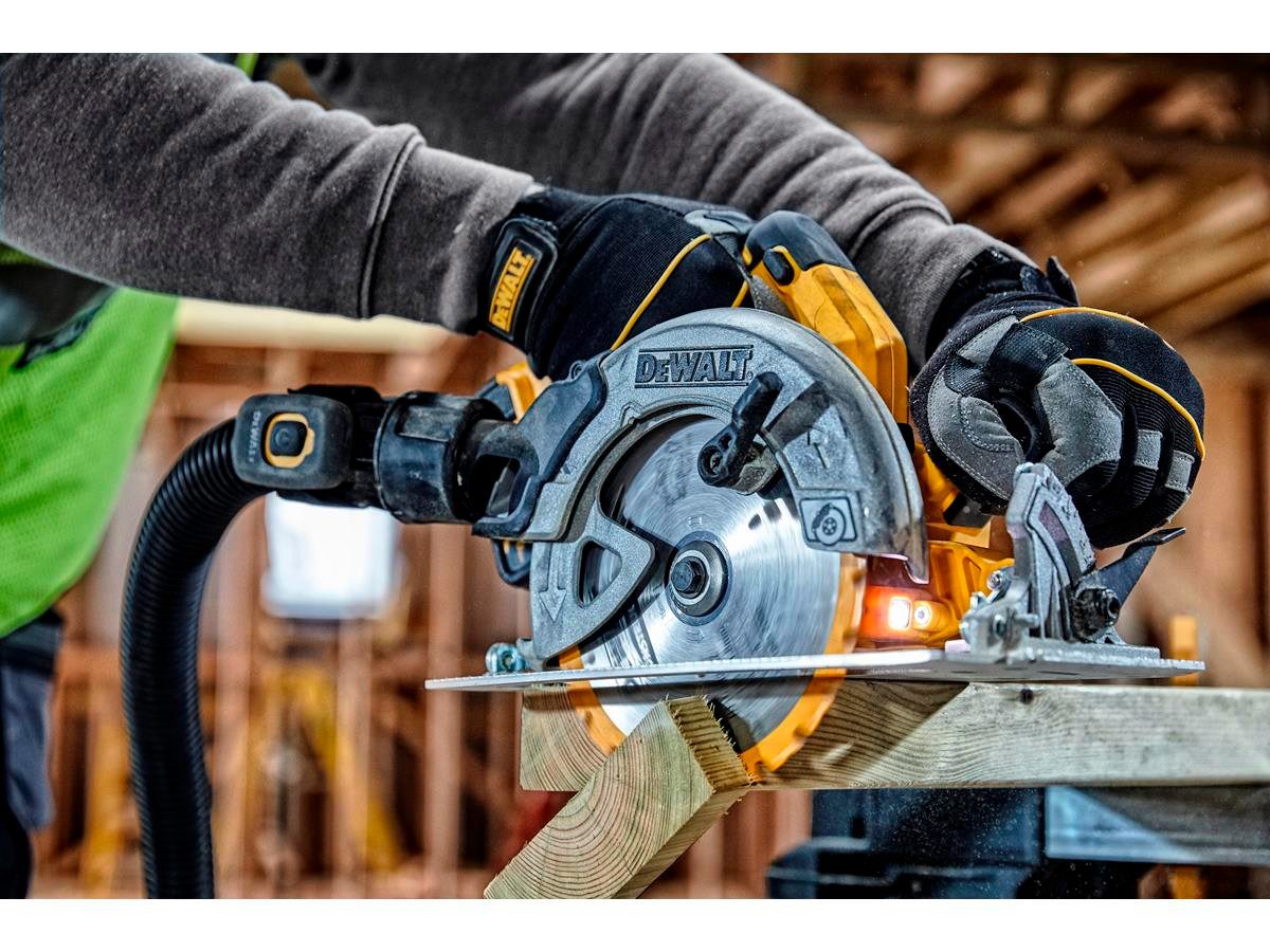 DeWalt Akku-Handkreissäge 18V / Basisv, Set, ohne Akku und Ladegerät, Sägeblatt-Ø: 184 x 16 mm, inkl. T STAK-Box VI