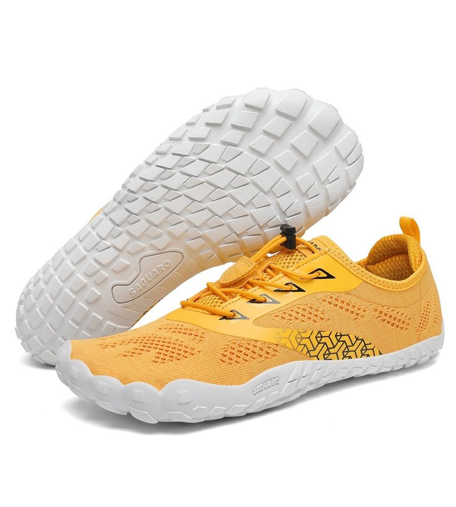 SAGUARO Smart I (flexible Sohle, breite Zehenbox) gelb Barfußschuh