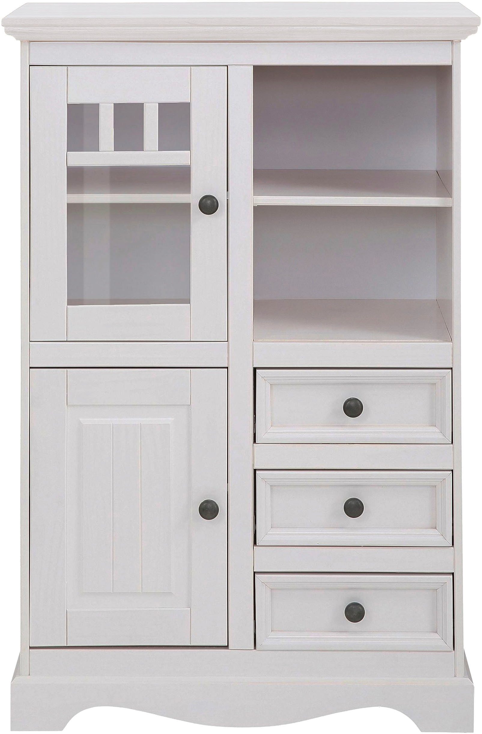 OTTO home Highboard Melissa, Vitrine, Breite 80 cm